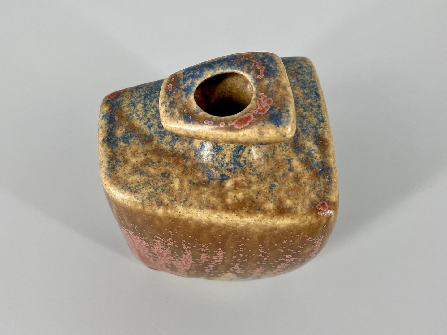 Asymmetrische Lava Studiokeramikvase, 1992