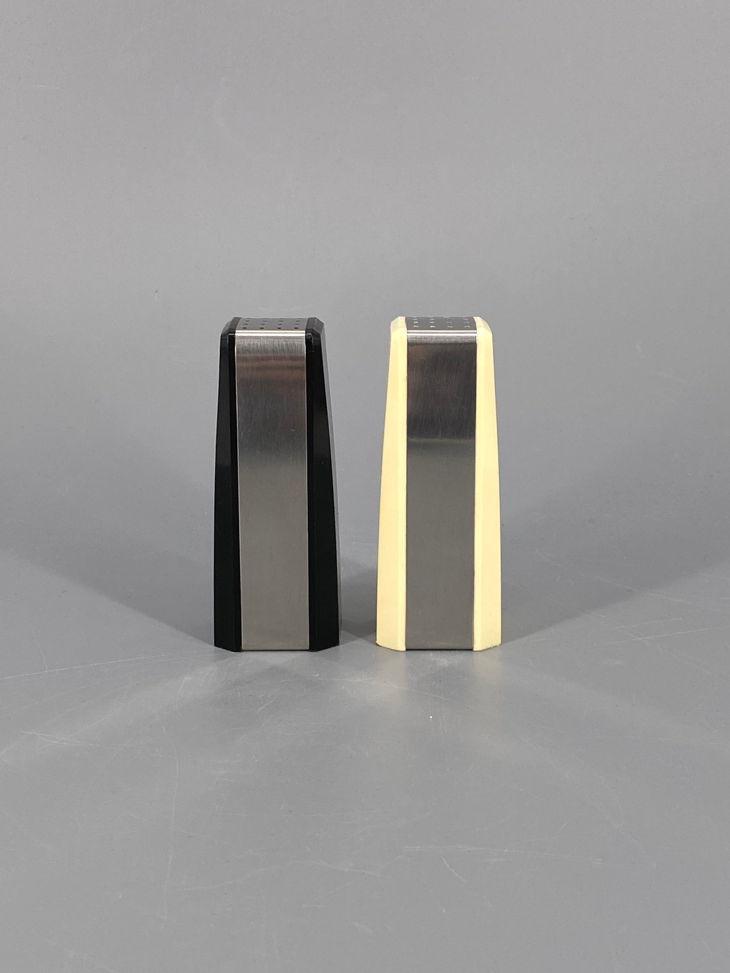 Salz- und Pfefferstreuer "Domino" aus Chromargan von WMF, Deutschland, 1960er