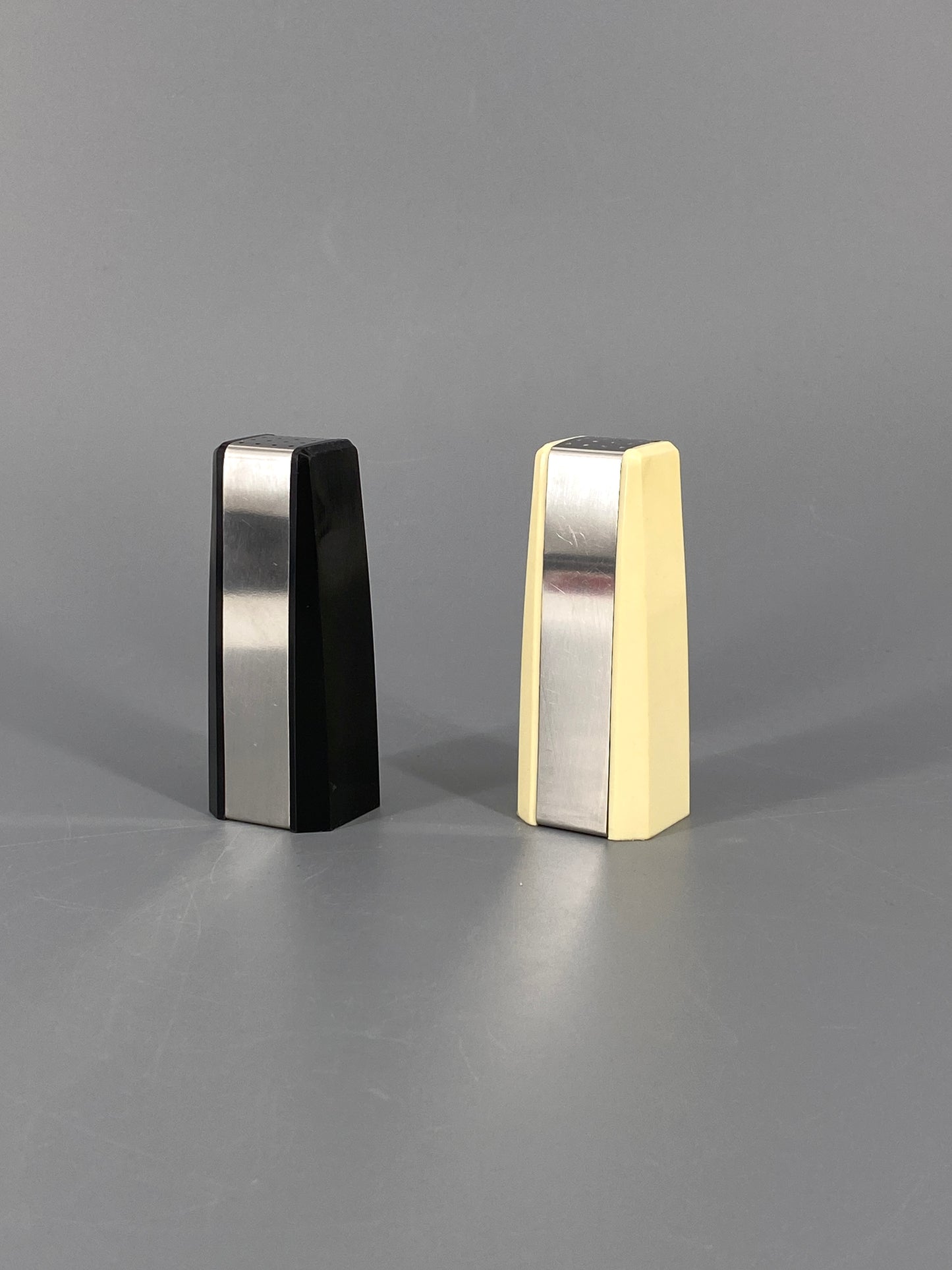 Salz- und Pfefferstreuer "Domino" aus Chromargan von WMF, Deutschland, 1960er