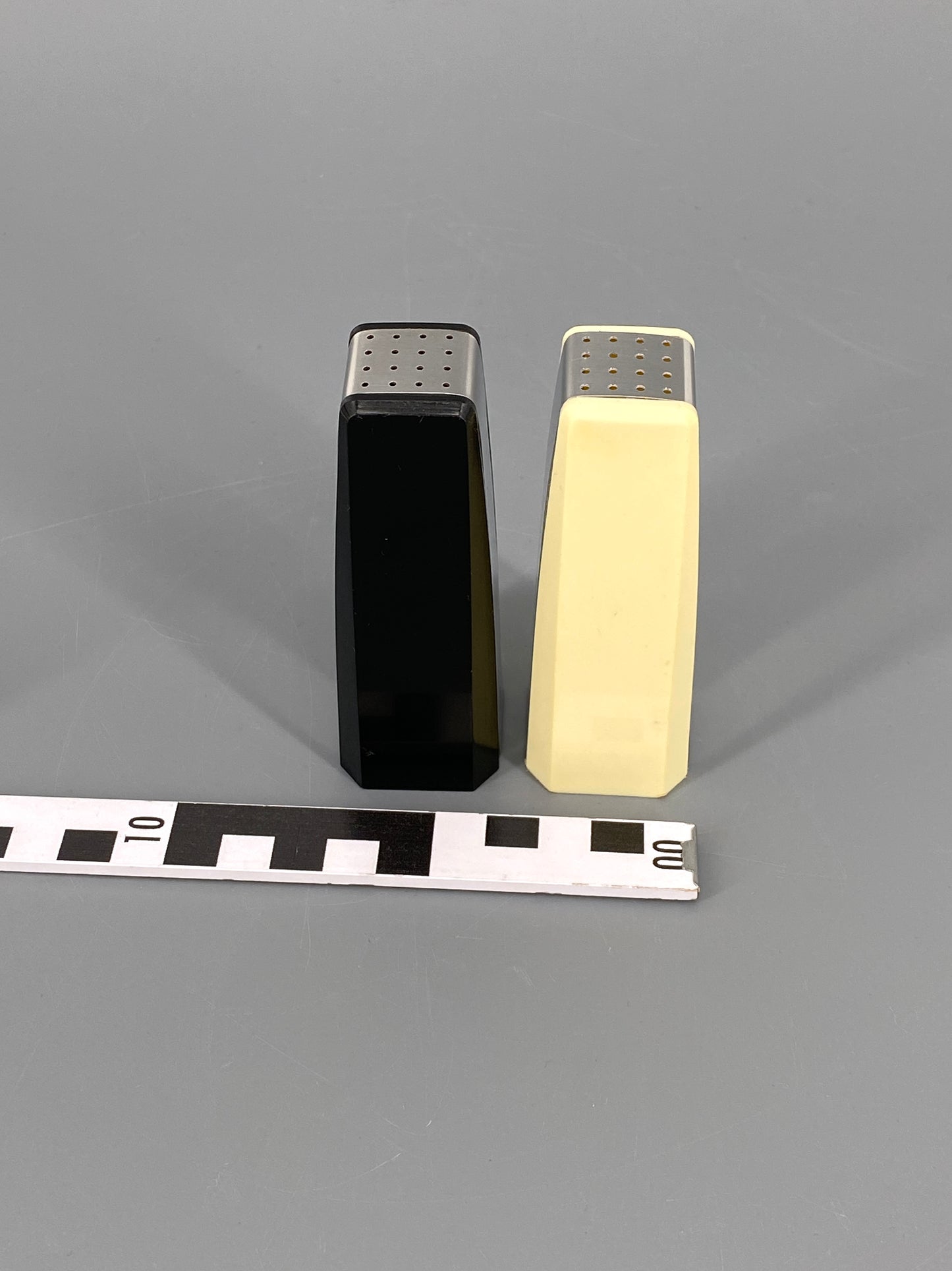Salz- und Pfefferstreuer "Domino" aus Chromargan von WMF, Deutschland, 1960er