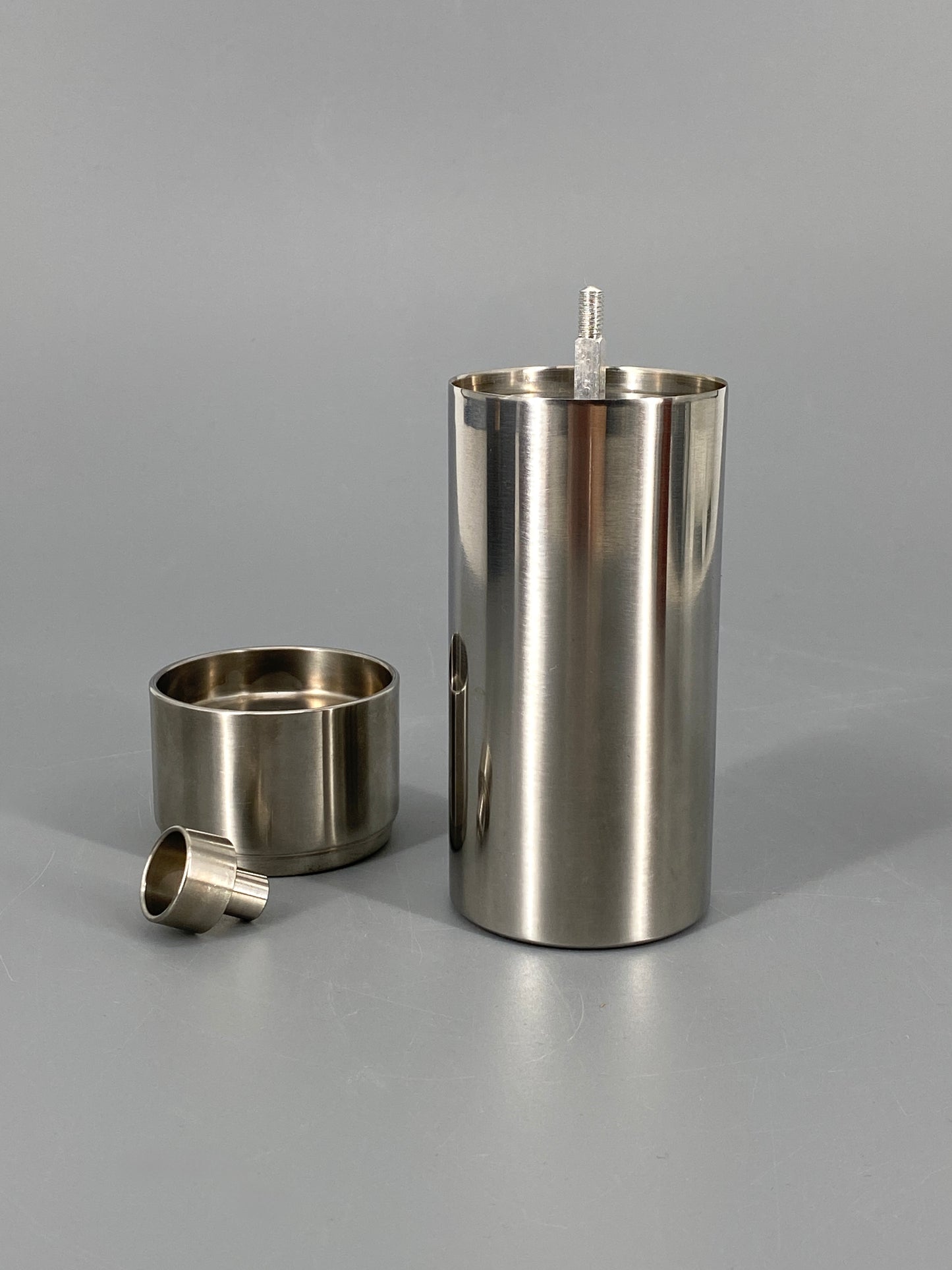 Pfeffermühle aus Edelstahl von Arne Jacobsen für Stelton, Dänemark