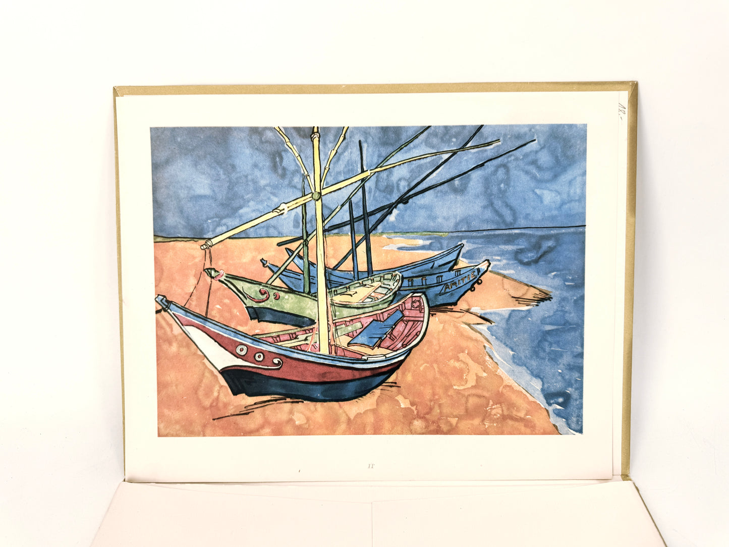 Sammelmappe Vincent Van Gogh. 16x Hochwertige Reprorduktionen.