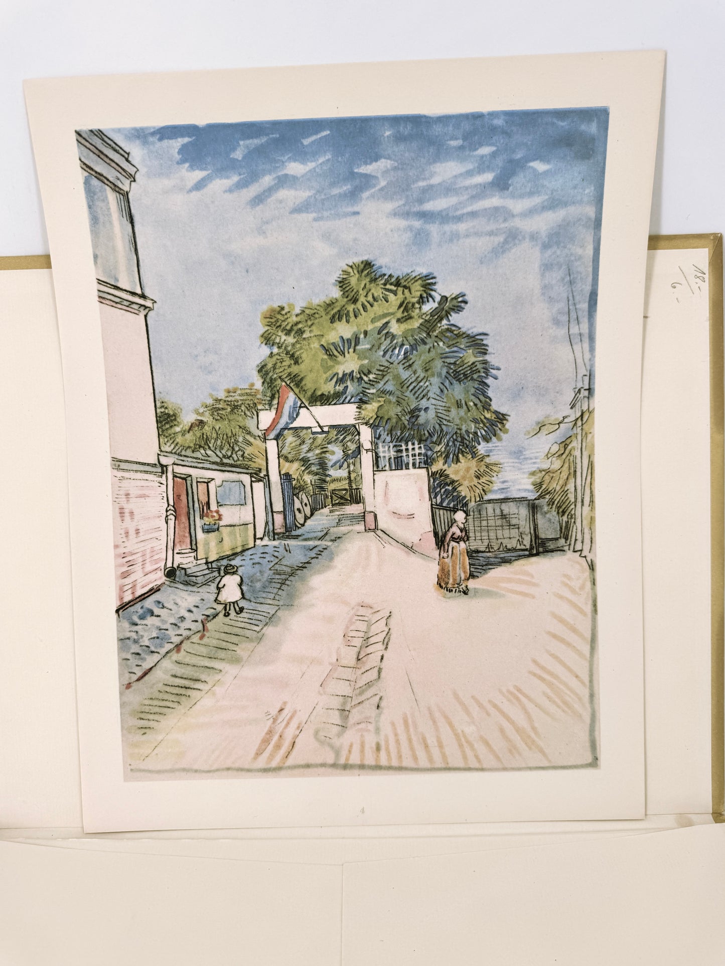 Sammelmappe Vincent Van Gogh. 16x Hochwertige Reprorduktionen.