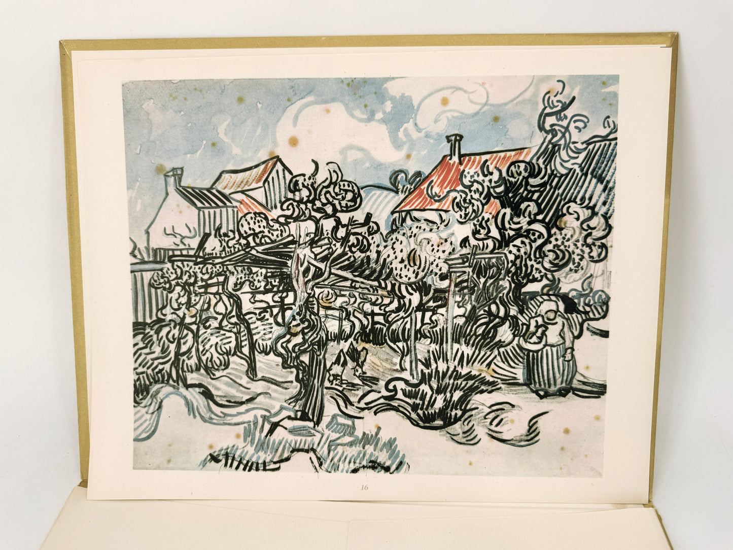 Sammelmappe Vincent Van Gogh. 16x Hochwertige Reprorduktionen.