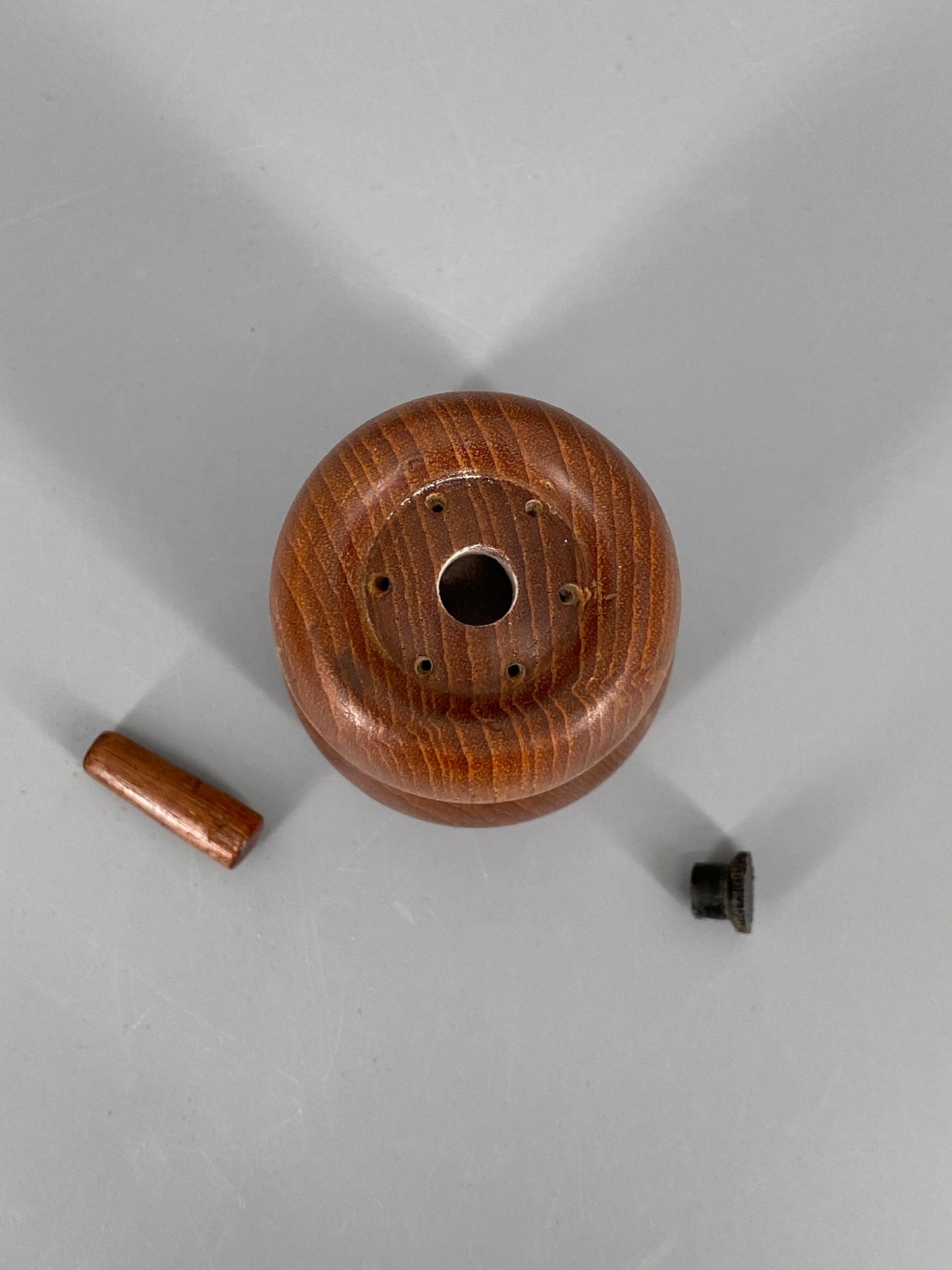 Pfeffermühle inklusive Salzstreuer aus Teakholz, Dänemark, 50er