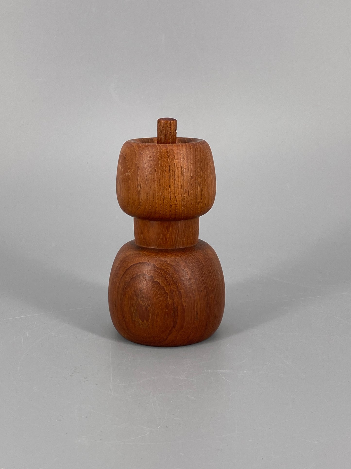 Pfeffermühle inklusive Salzstreuer aus Teakholz, Dänemark, 50er