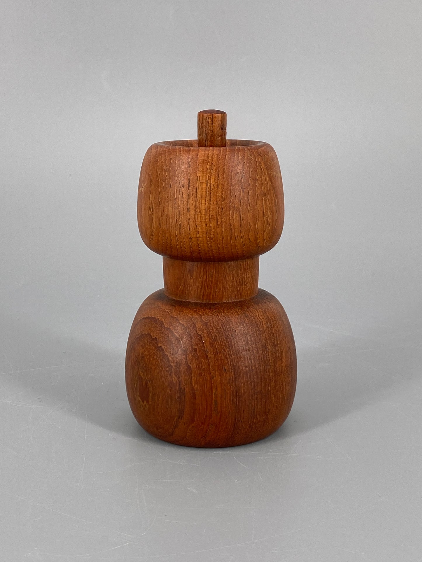 Pfeffermühle inklusive Salzstreuer aus Teakholz, Dänemark, 50er