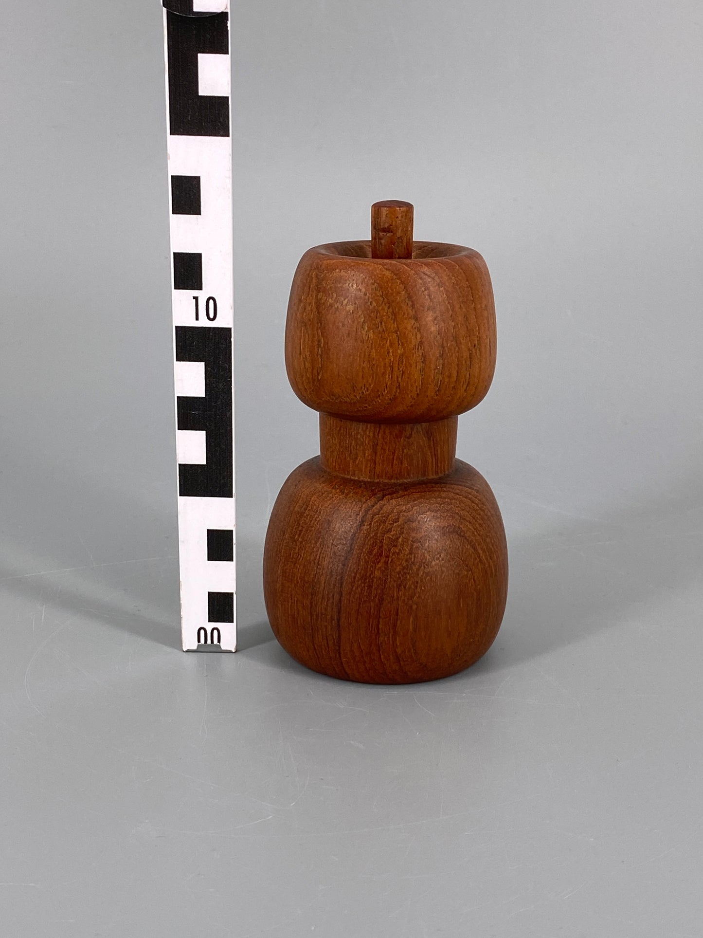 Pfeffermühle inklusive Salzstreuer aus Teakholz, Dänemark, 50er