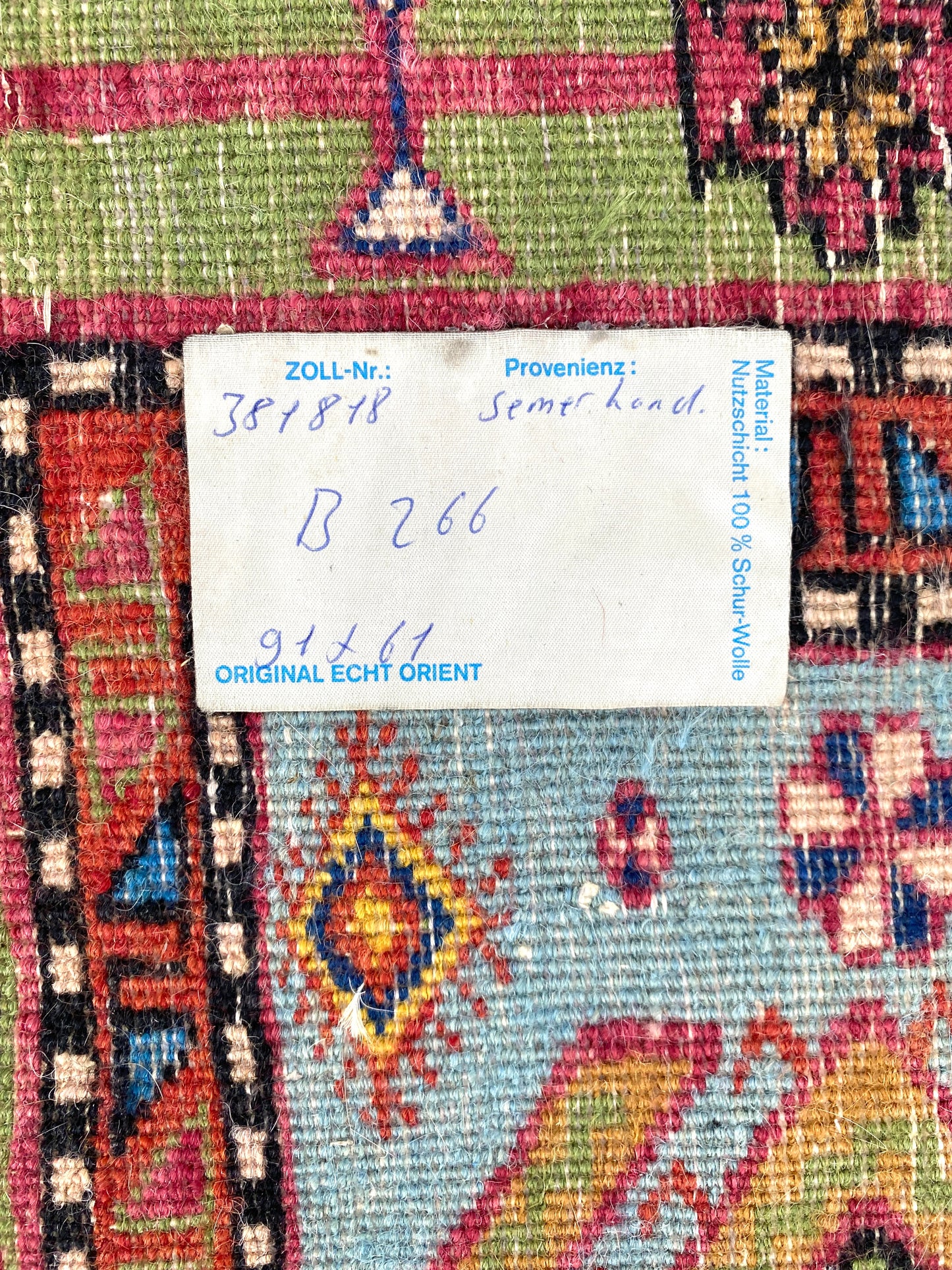 Orient Teppich aus Samarquand, Usbekistan,