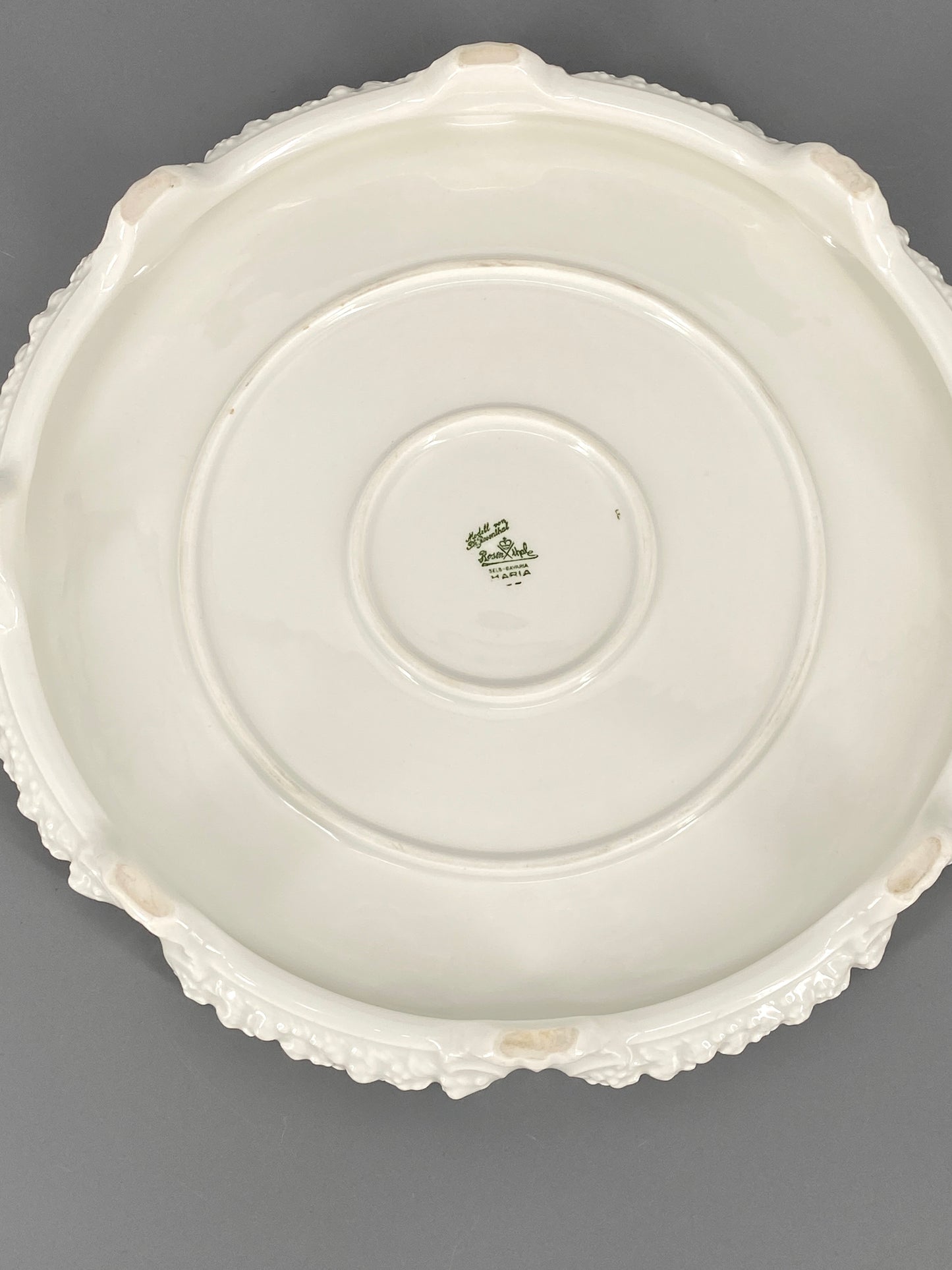 Tortenplatte "Maria" aus Porzellan von Rosenthal, Ø31, Deutschland, 1990