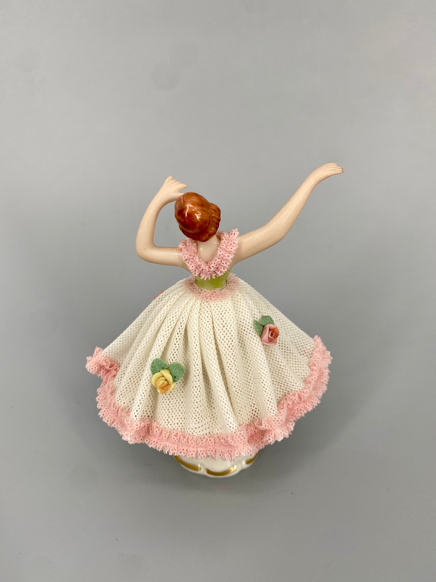 Capodimonte Porzellanfigur, Tänzerin, Neapel, um 1800