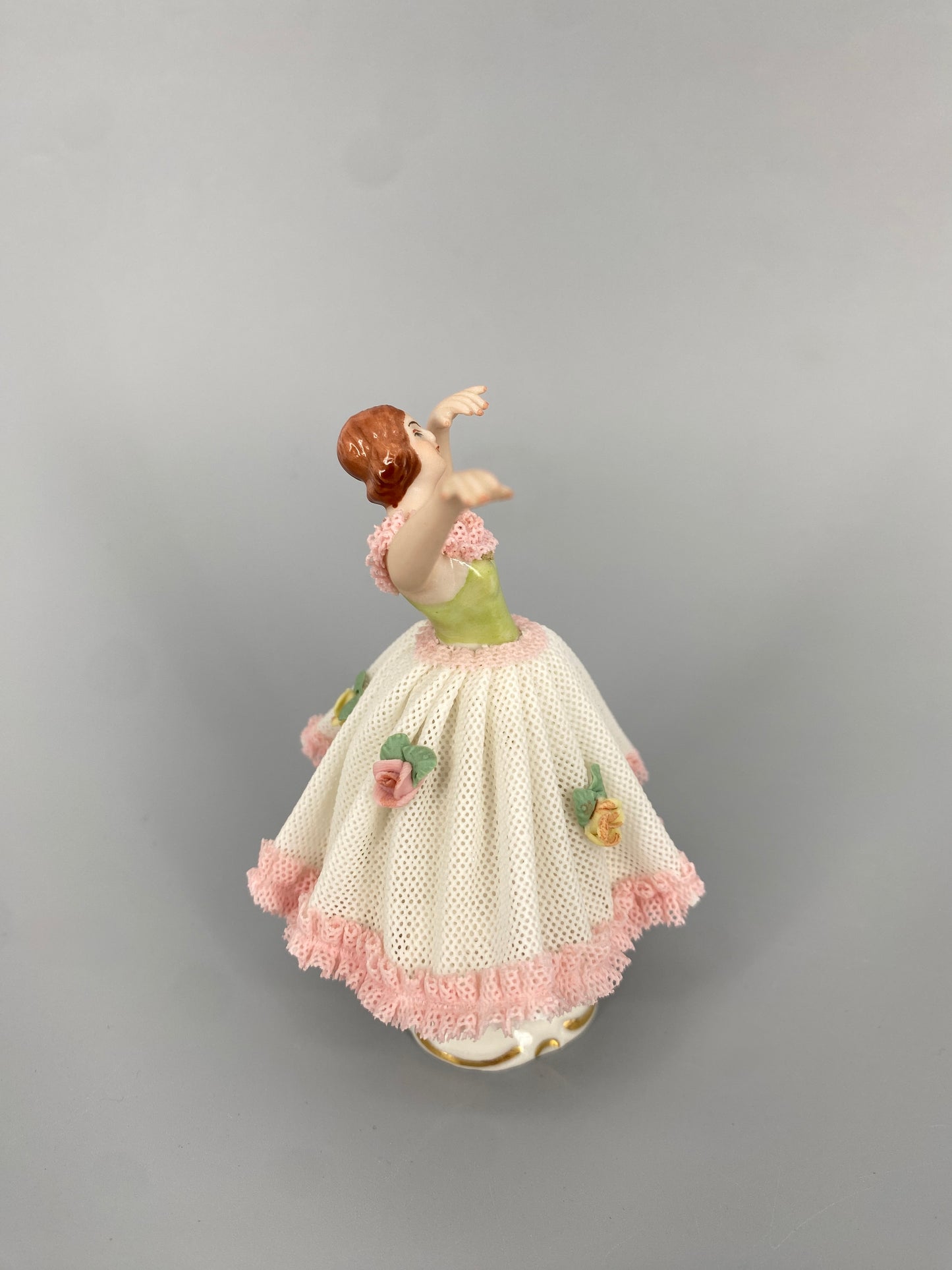 Capodimonte Porzellanfigur, Tänzerin, Neapel, um 1800