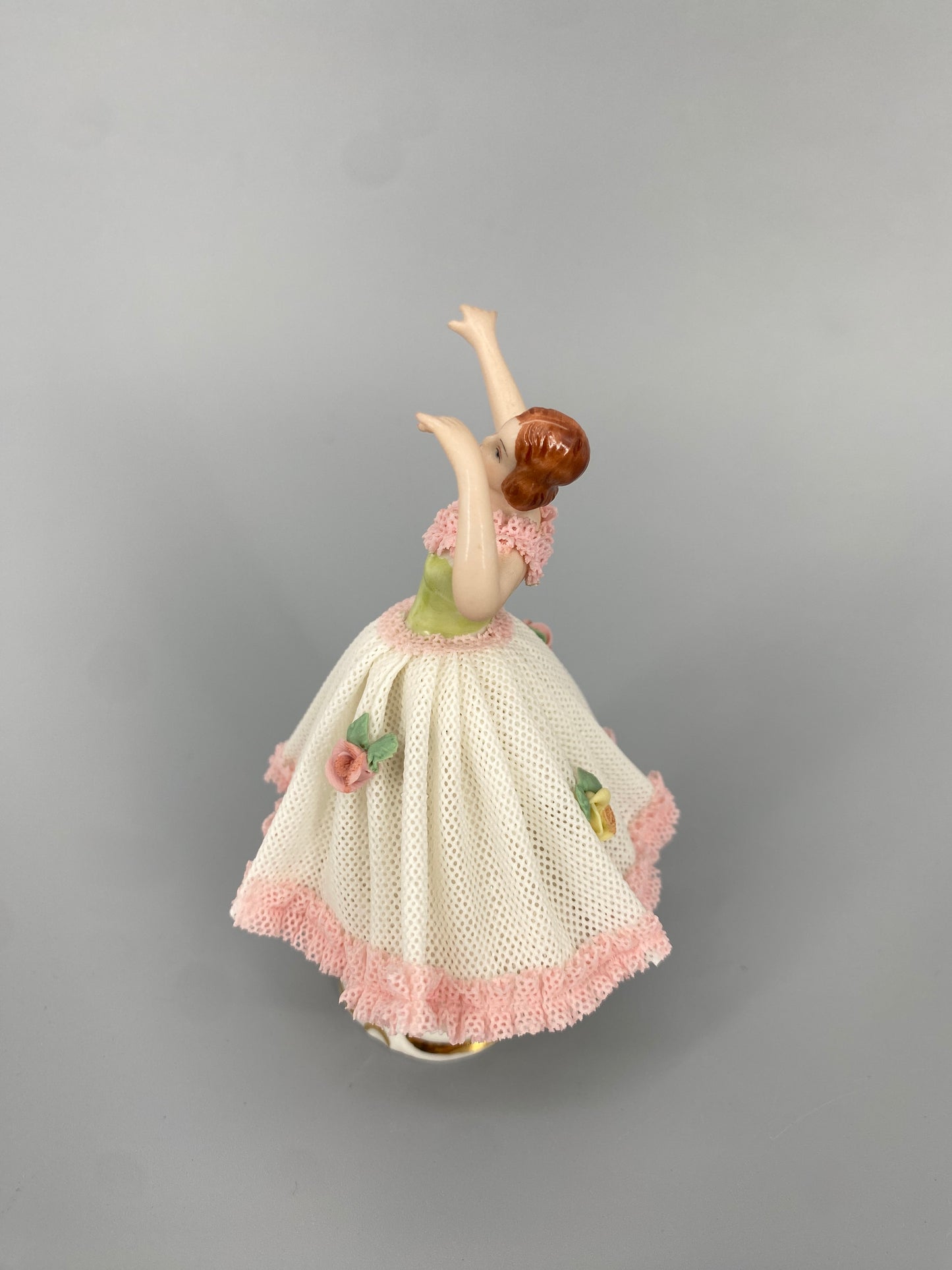 Capodimonte Porzellanfigur, Tänzerin, Neapel, um 1800