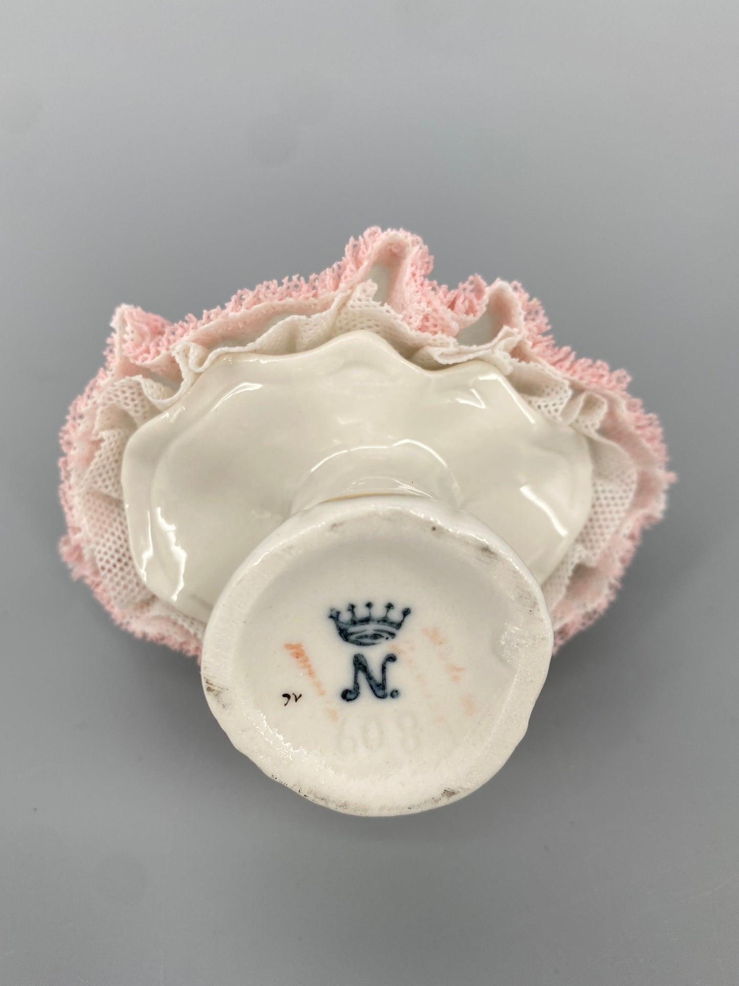 Capodimonte Porzellanfigur, Tänzerin, Neapel, um 1800