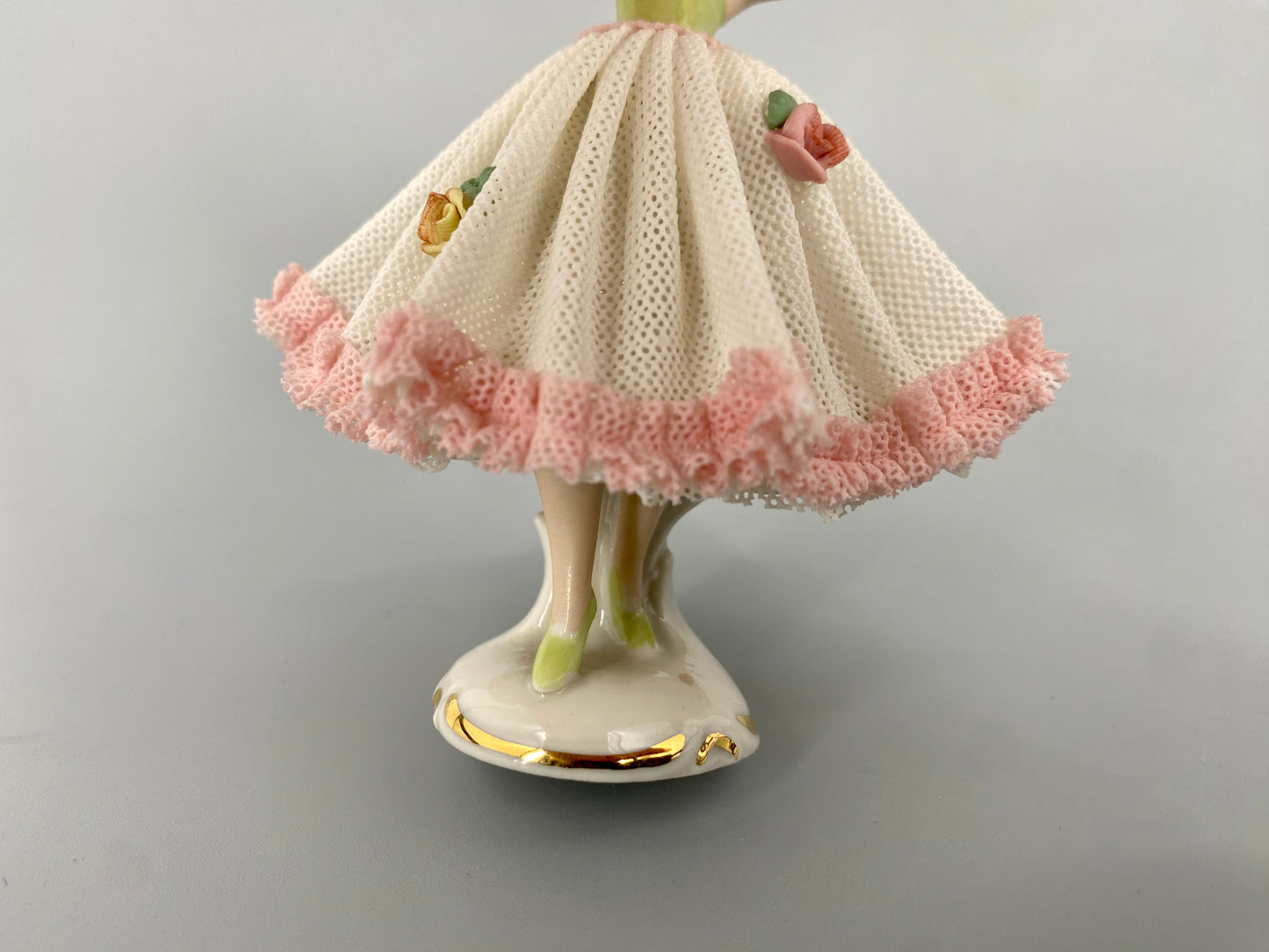 Capodimonte Porzellanfigur, Tänzerin, Neapel, um 1800