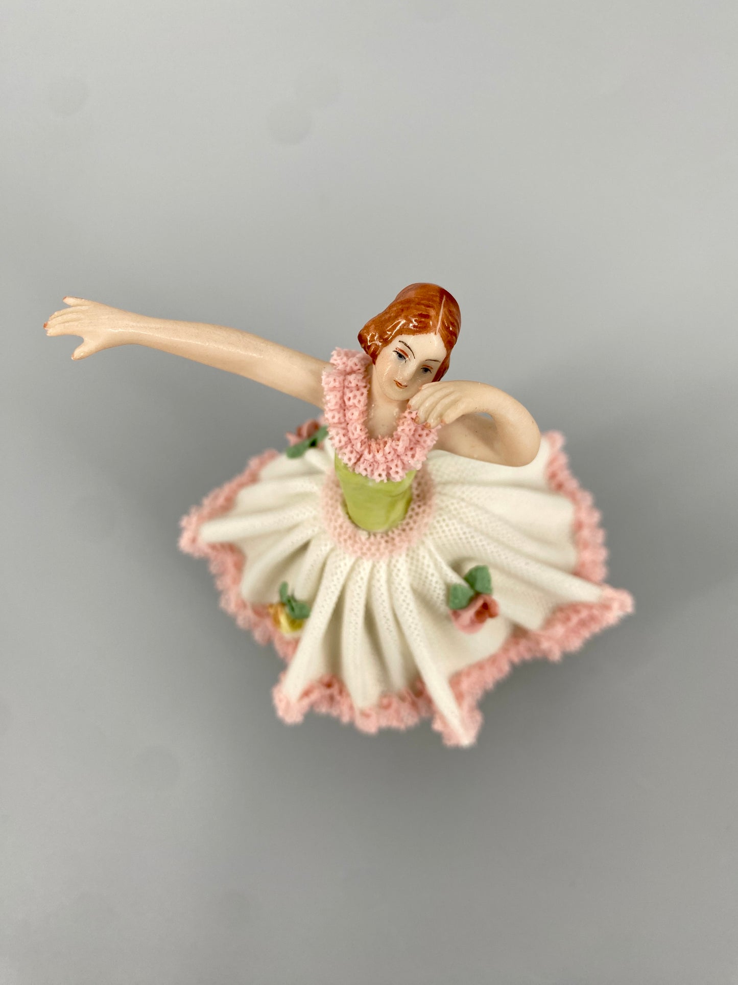 Capodimonte Porzellanfigur, Tänzerin, Neapel, um 1800