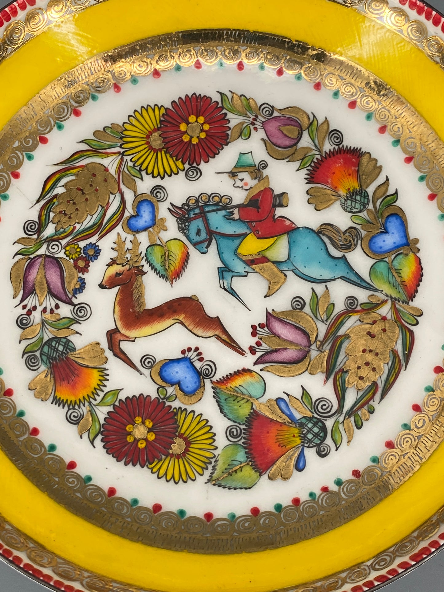 Handbemalte Emaille Schalen von Studio Steinböck, Österreich