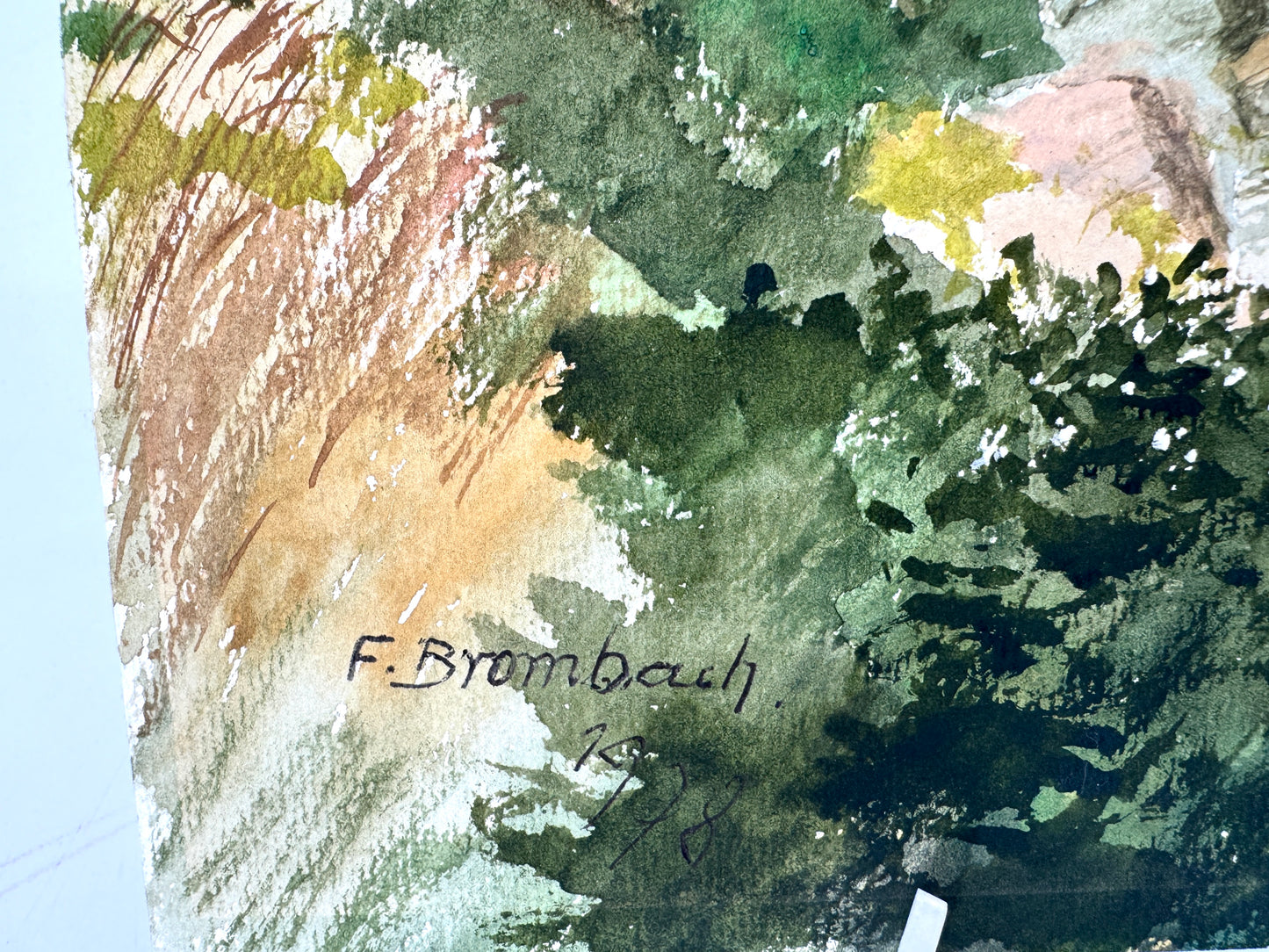Küstenlandschaft, Aquarell. Signiert, 70er Jahre