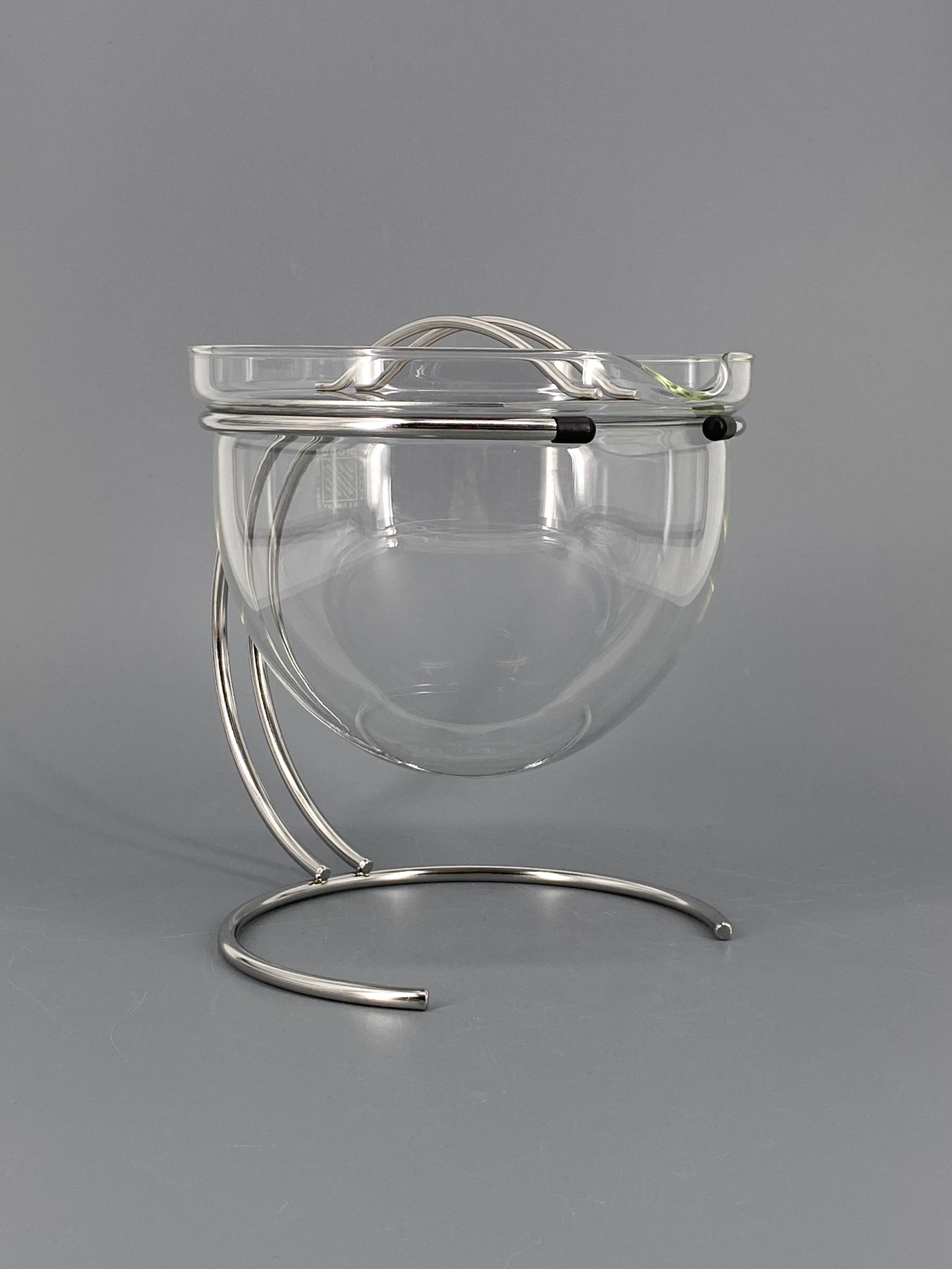 Teekanne Filio von Mono aus Glas und Edelstahl, Deutschland, 80er