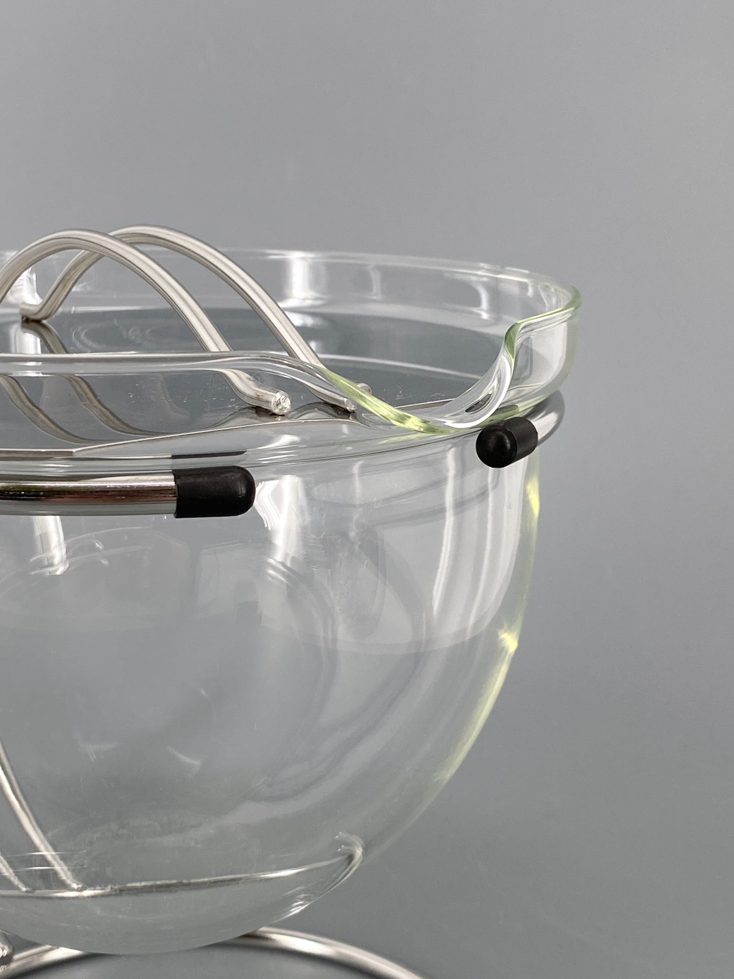Teekanne Filio von Mono aus Glas und Edelstahl, Deutschland, 80er