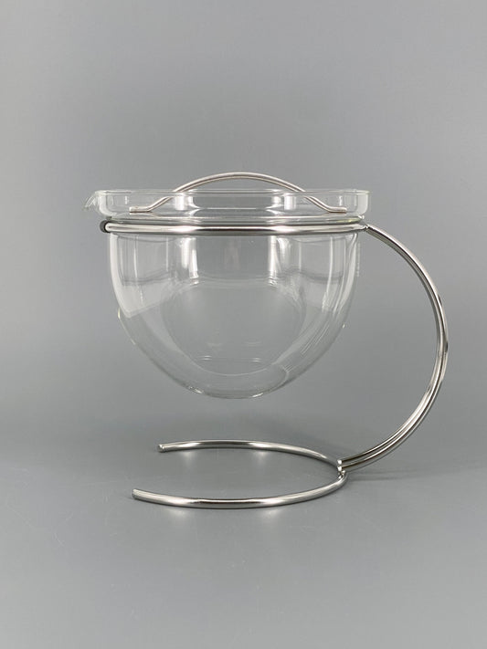 Teekanne Filio von Mono aus Glas und Edelstahl, Deutschland, 80er