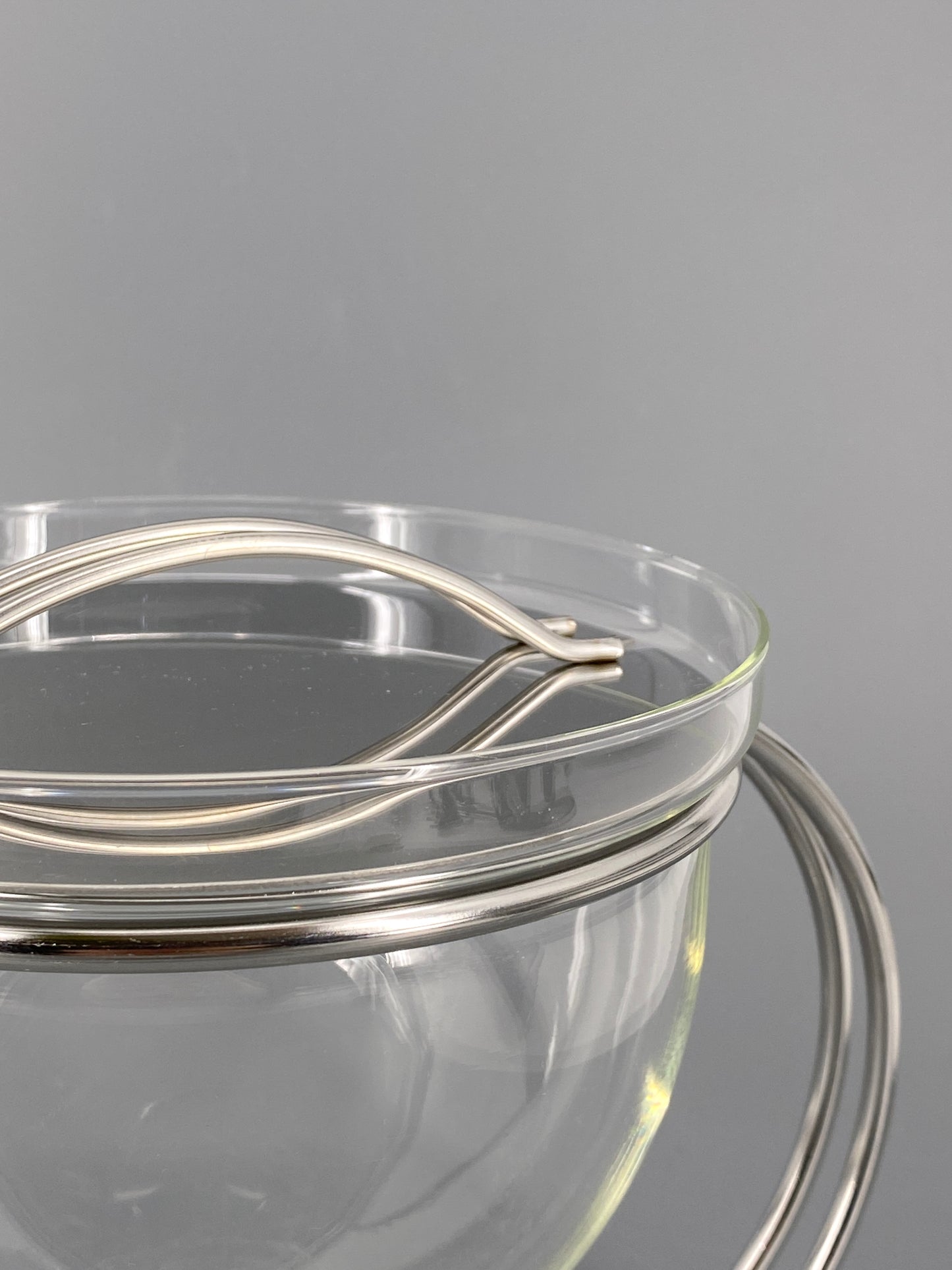Teekanne Filio von Mono aus Glas und Edelstahl, Deutschland, 80er