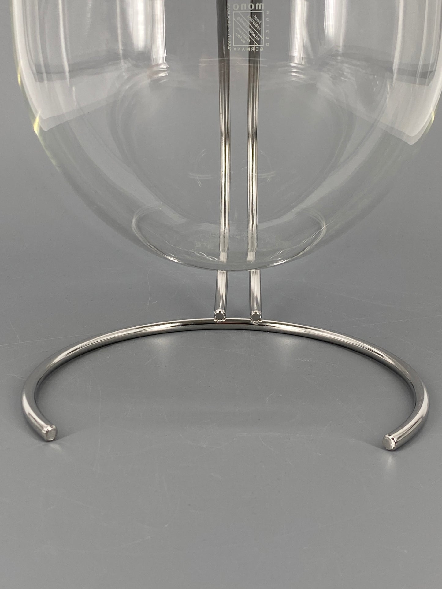 Teekanne Filio von Mono aus Glas und Edelstahl, Deutschland, 80er