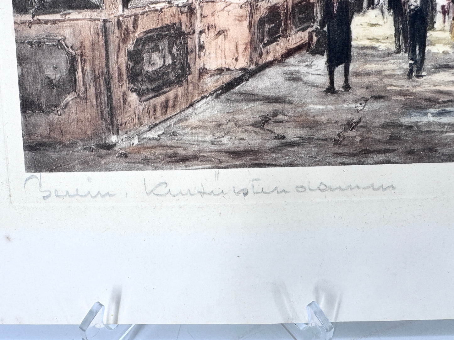 Grafik Berlin, Kurfürstendamm. Heliogravüre Reinhard Bartsch