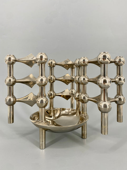 Design Kerzenhalter Set von Stoff und Nagel, 60er, Deutschland