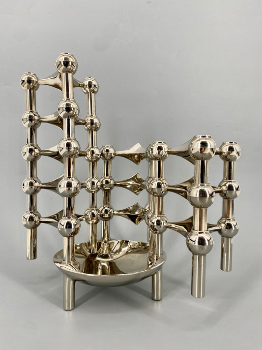 Design Kerzenhalter Set von Stoff und Nagel, 60er, Deutschland