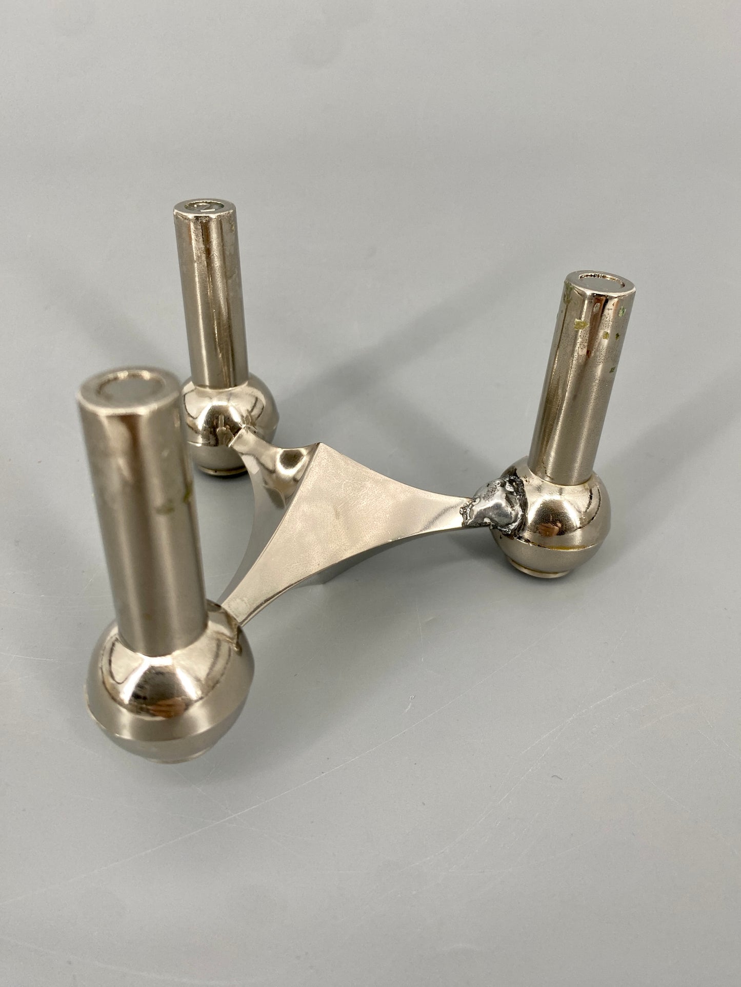 Konvolut an Designkerzenhaltern von Stoff und Nagel, Deutschland, 60er