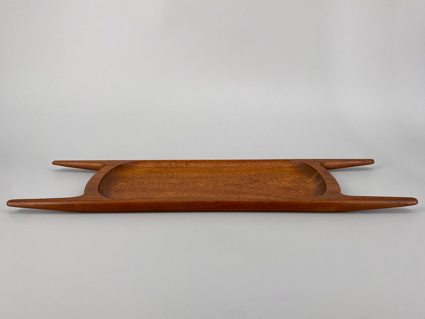 Serviertablett aus Teakholz, Dänemark, 1950er