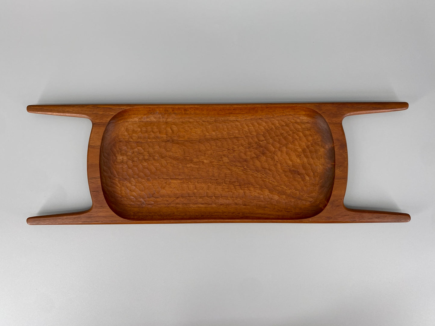 Serviertablett aus Teakholz, Dänemark, 1950er