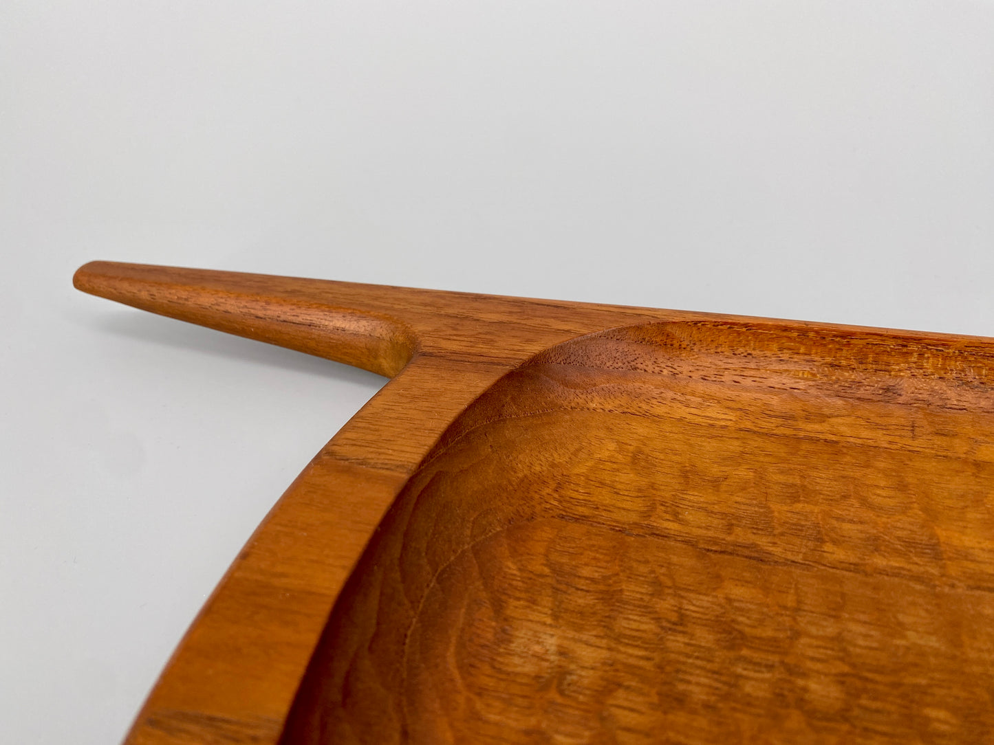 Serviertablett aus Teakholz, Dänemark, 1950er