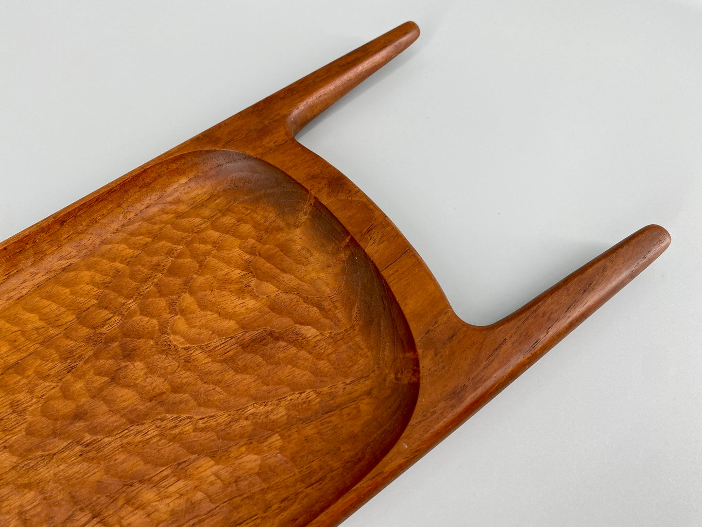 Serviertablett aus Teakholz, Dänemark, 1950er