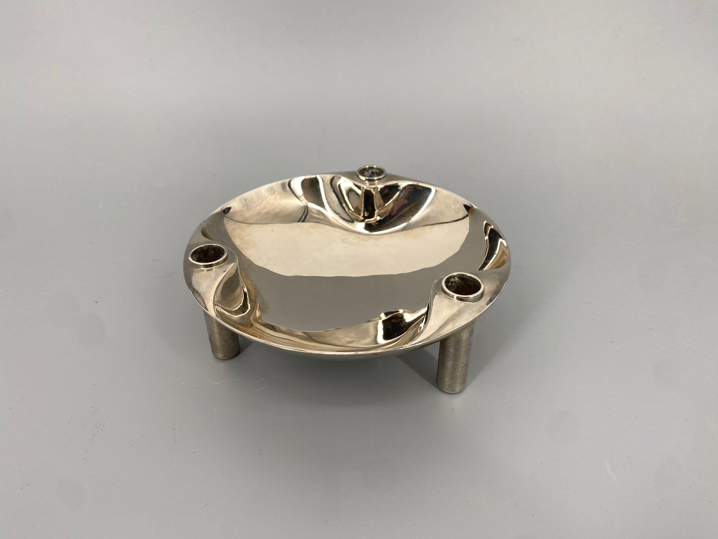 Konvolut an Designkerzenhaltern von Stoff und Nagel, Deutschland, 60er