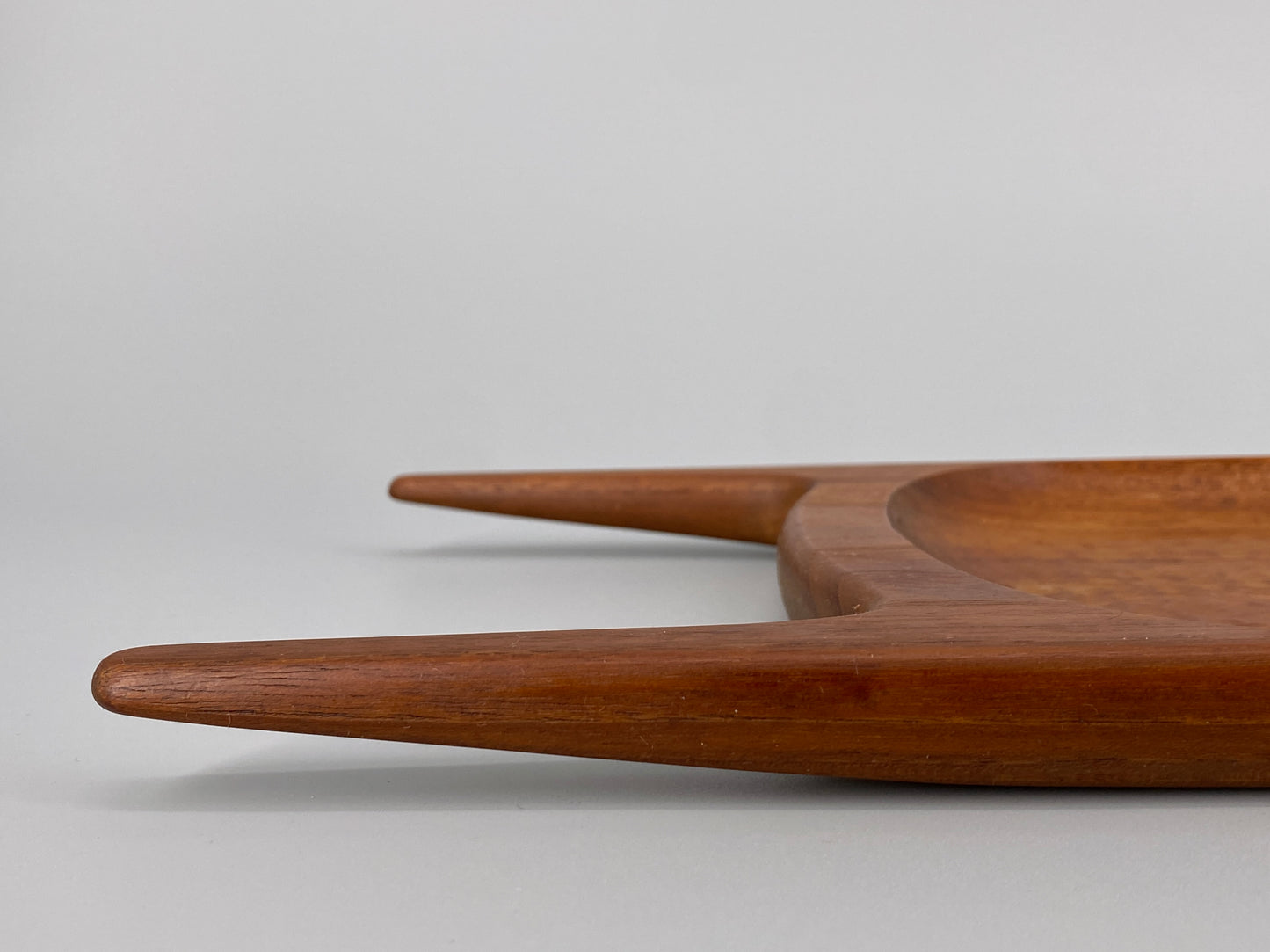 Serviertablett aus Teakholz, Dänemark, 1950er