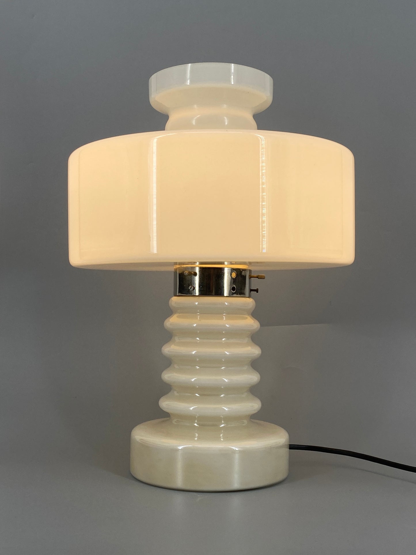 Seltene Space Age Tischlampe von Vitropol Białystok, Polen 1970er