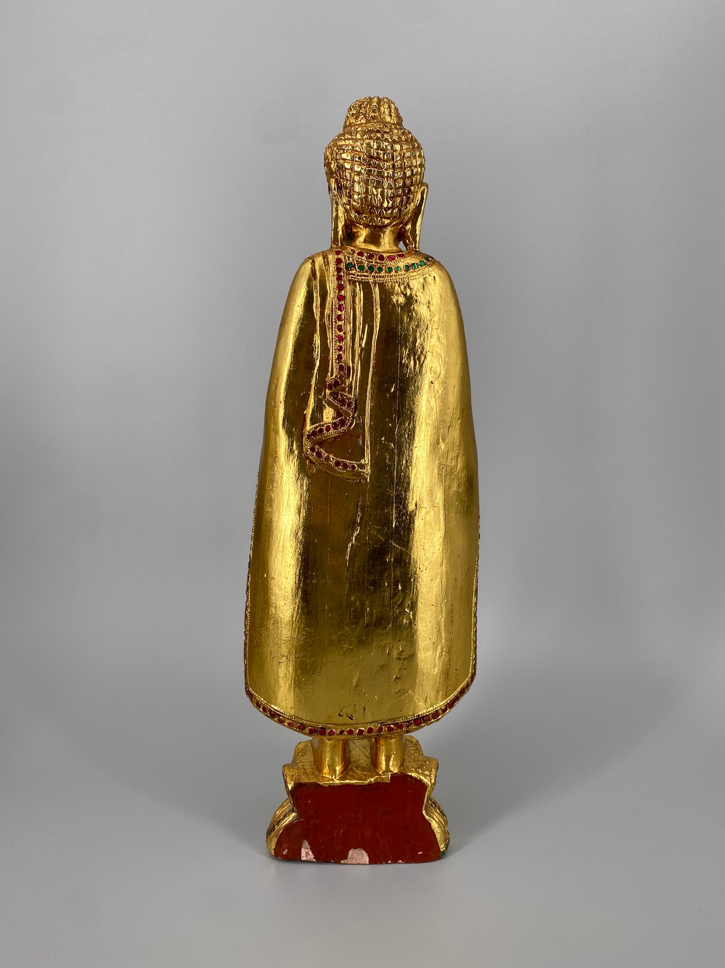Set aus Buddah und Nat Holzfiguren, Burma und Thailand, vintage