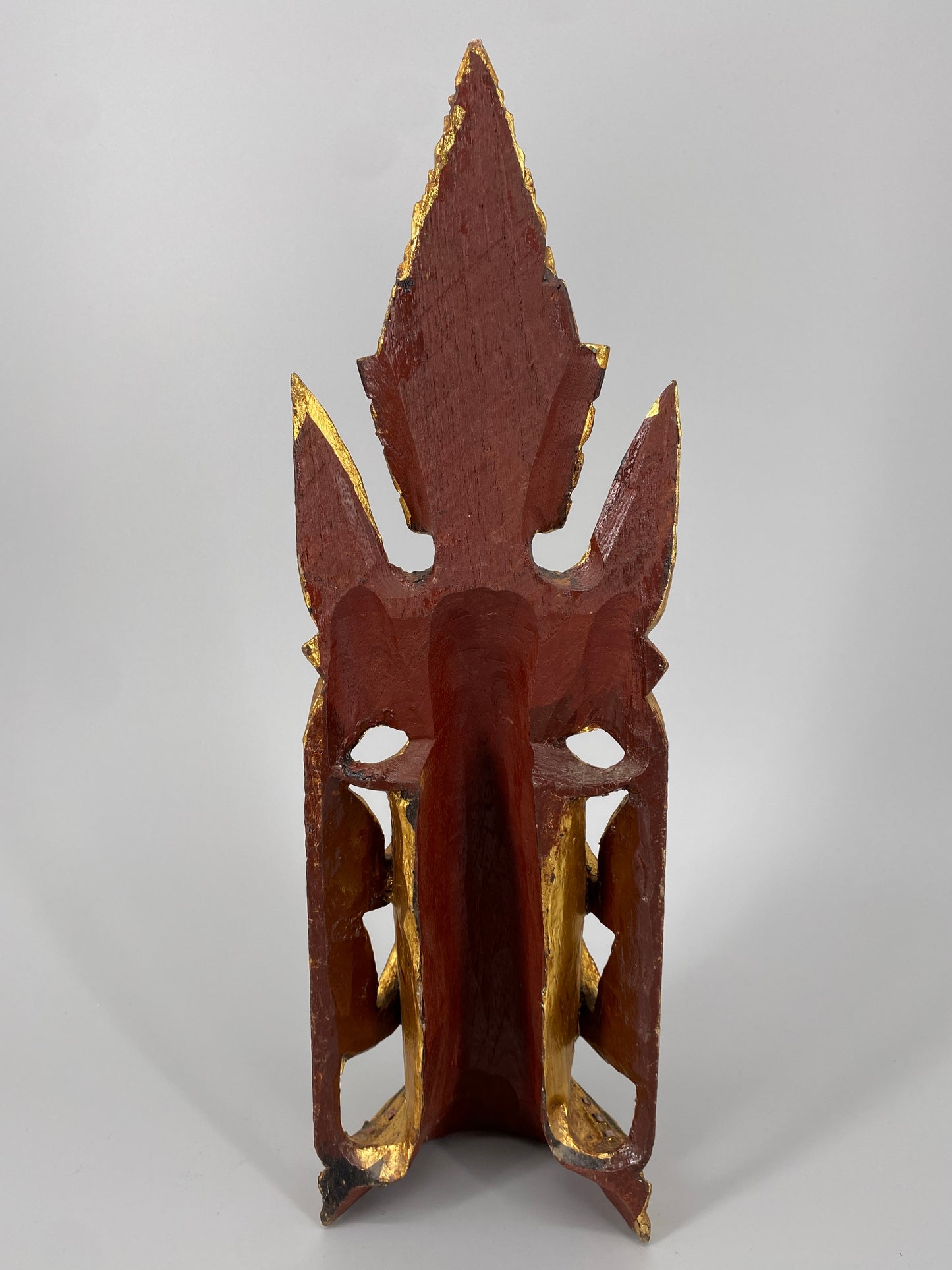 Set aus Buddah und Nat Holzfiguren, Burma und Thailand, vintage