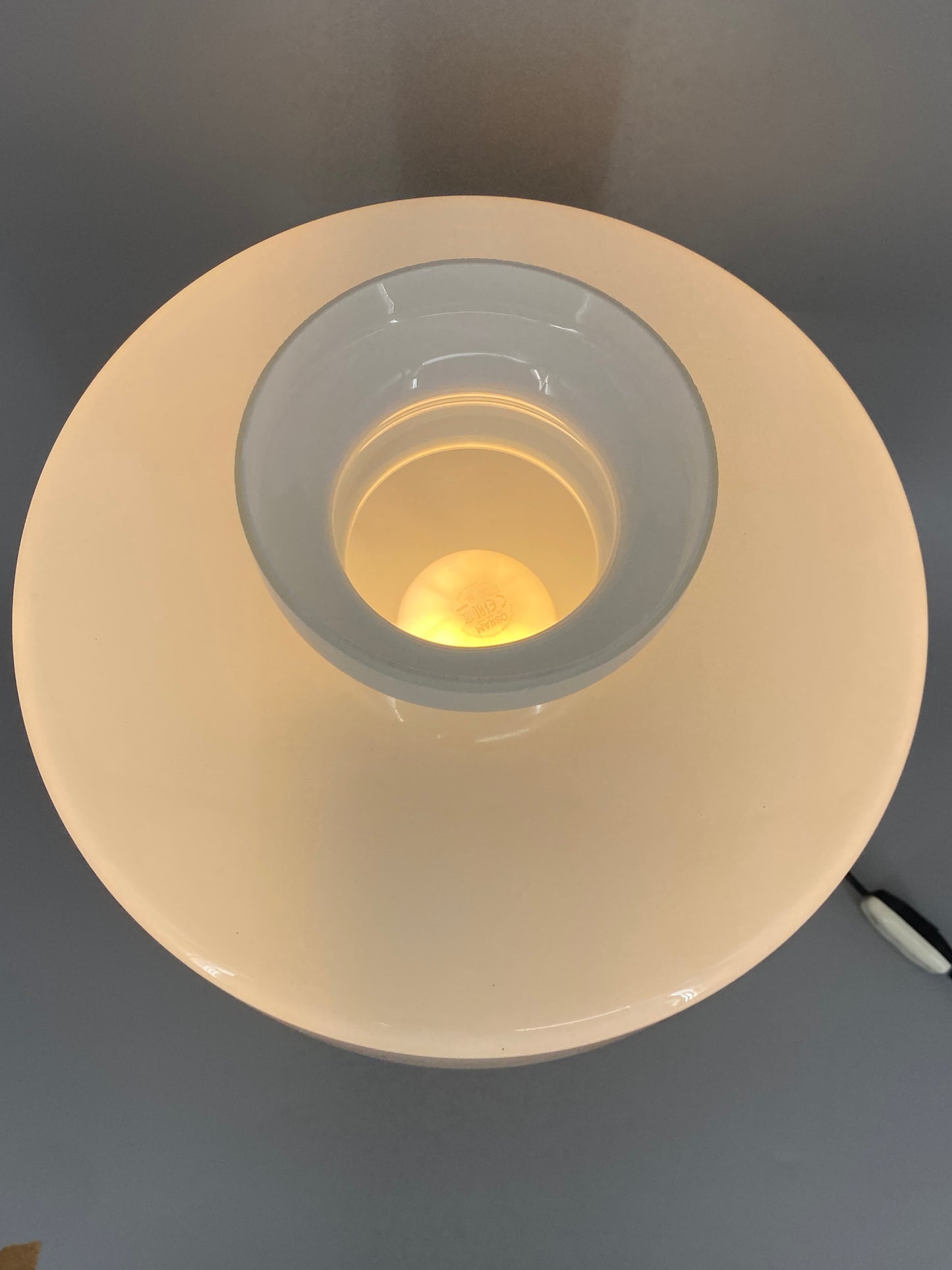 Seltene Space Age Tischlampe von Vitropol Białystok, Polen 1970er