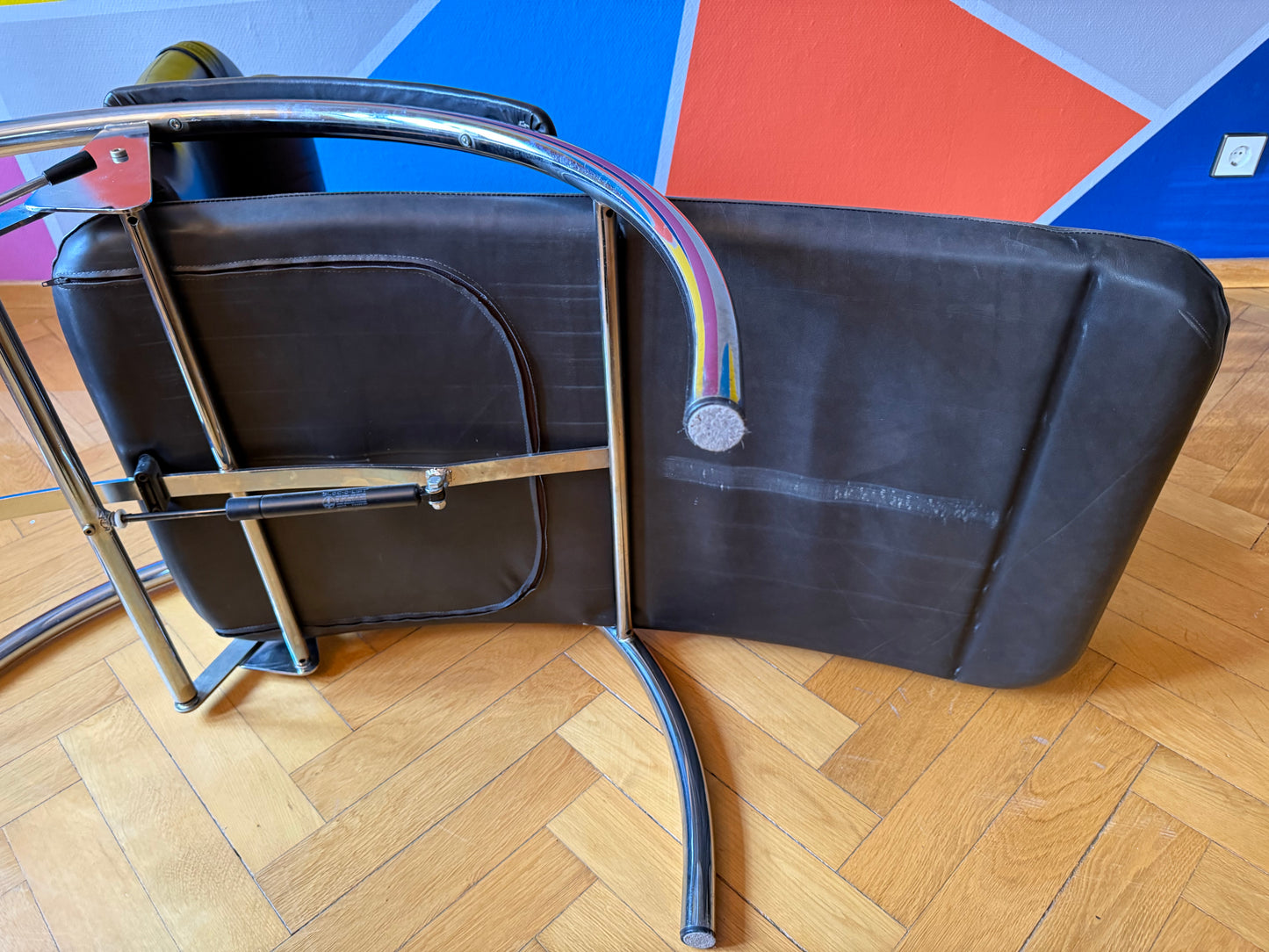 Ledersessel von Ingmar und Knut Relling, für RYBO, Norwwegen 1980er