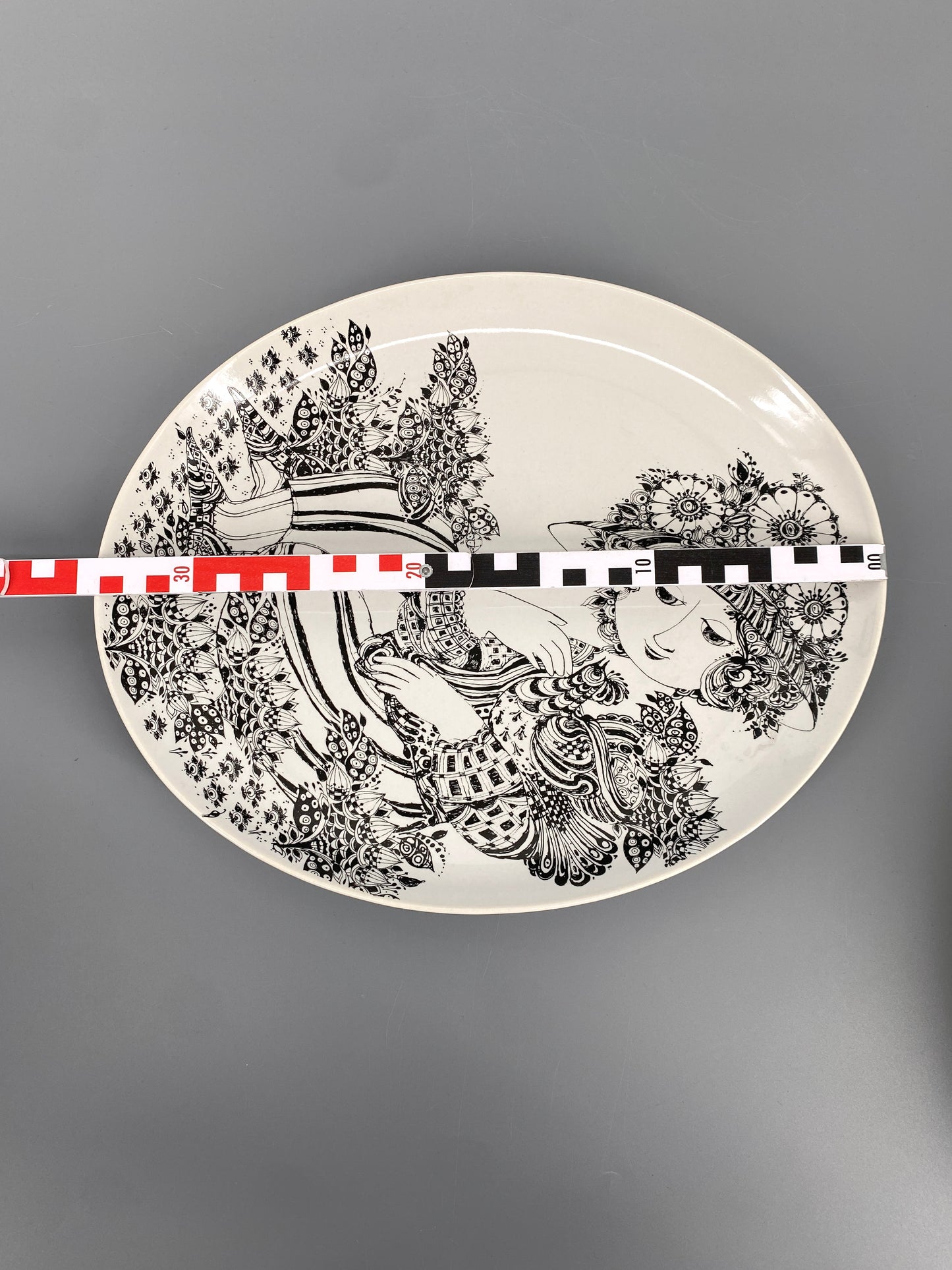 "La Paloma" Porzellan Teller von Björn Wiinblad für Rosenthal, Deutschland, 70er