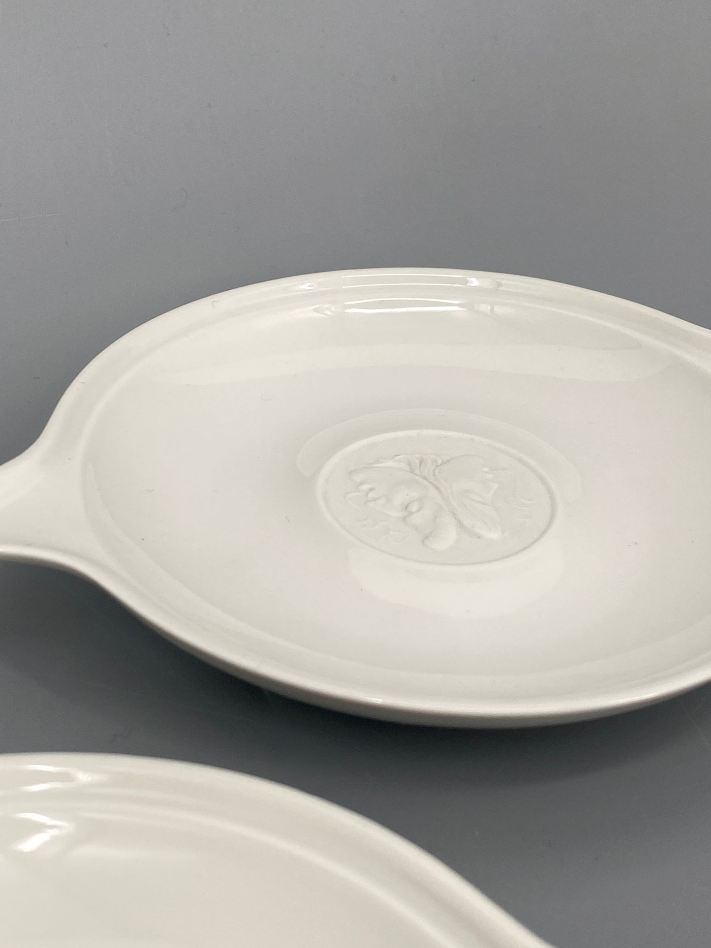 4x Porzellan Aschenbecher KPM Siegmund Schütz, Deutschland, 50er