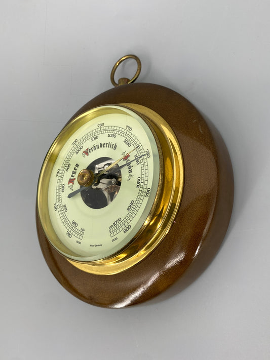 Vintage Aneroidbarometer, Deutschland, 50/60er