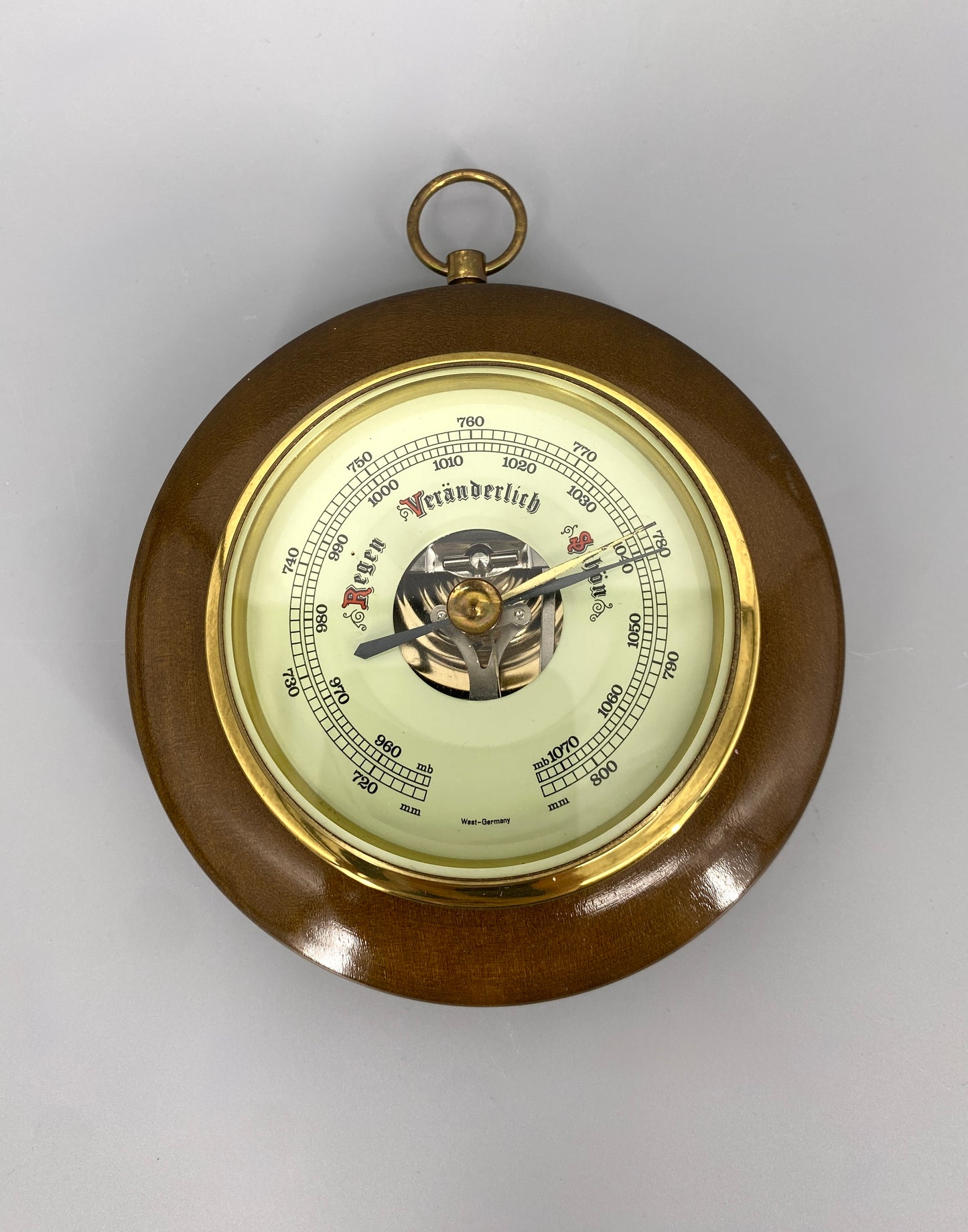 Vintage Aneroidbarometer, Deutschland, 50/60er