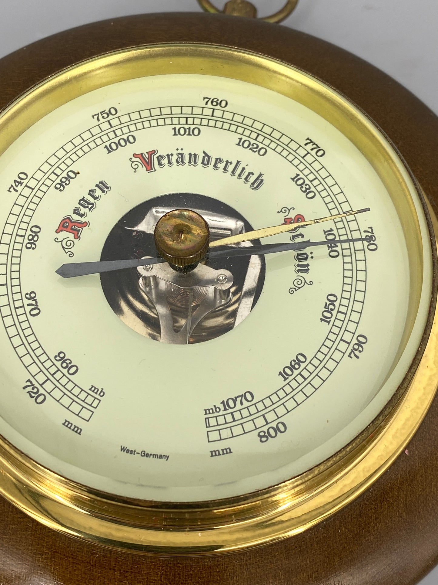 Vintage Aneroidbarometer, Deutschland, 50/60er