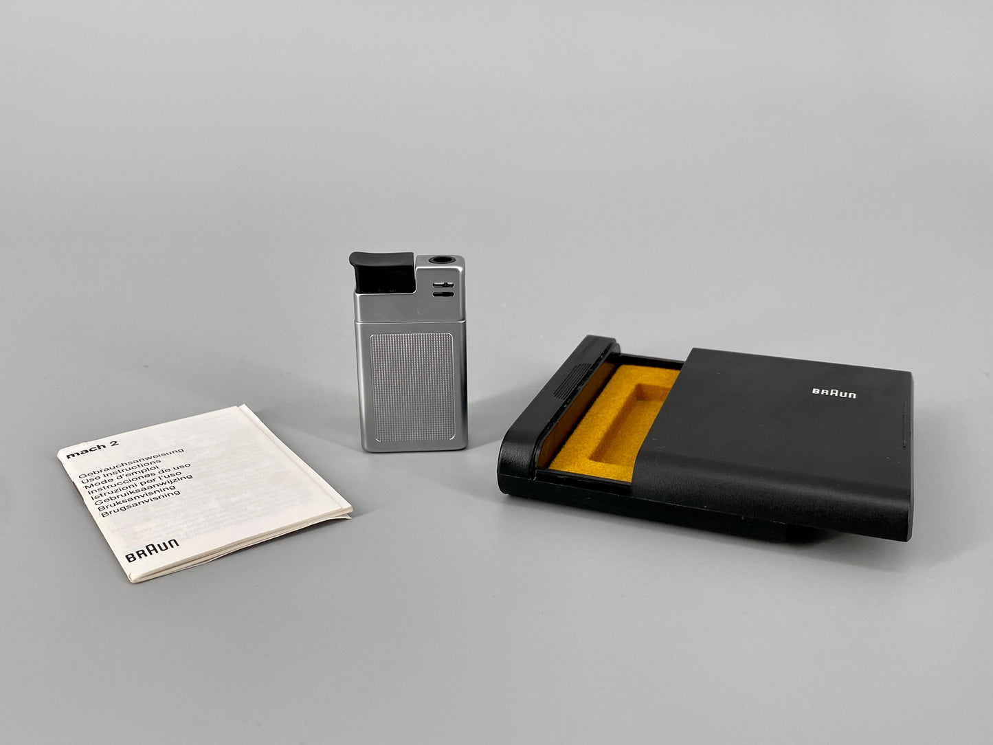 Braun Mach 2 Feuerzeug von Dieter Rams & Florian Sieffert, Westdeutschland, 1971