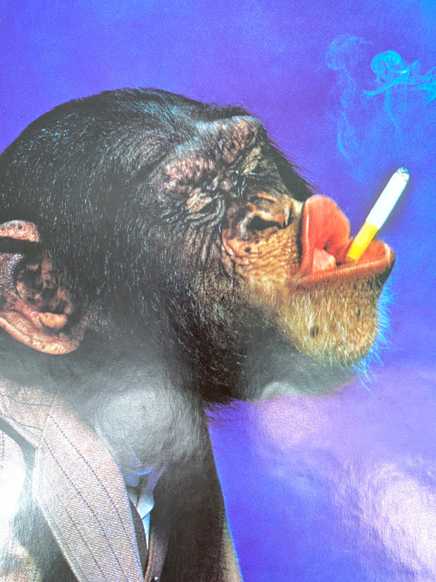 2x Anti-Raucher Plakate der AOK