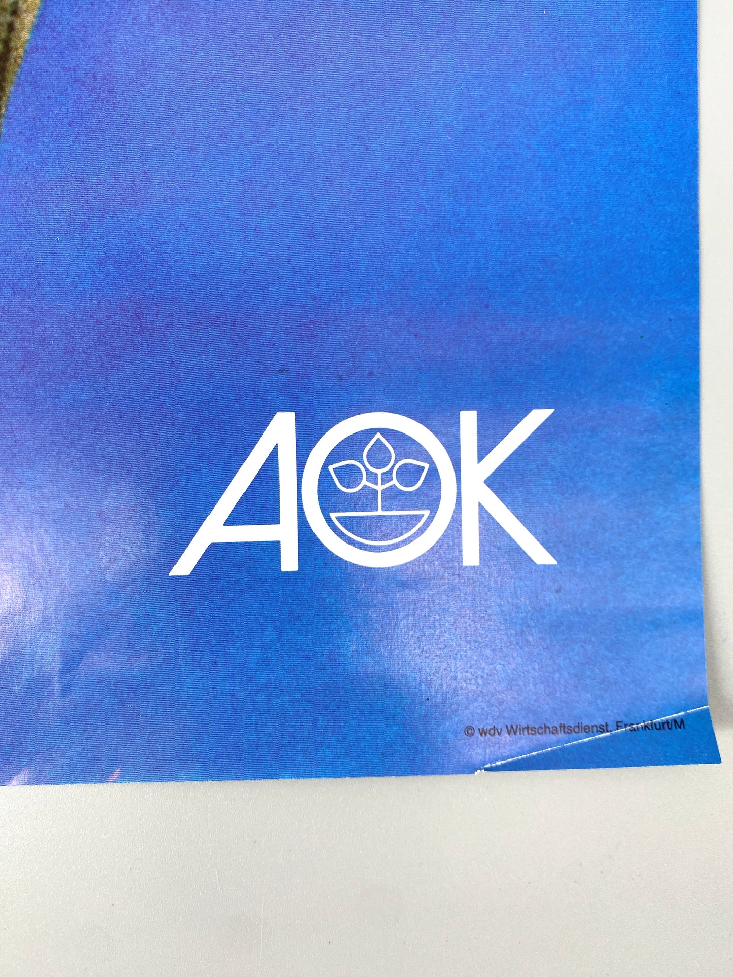 2x Anti-Raucher Plakate der AOK